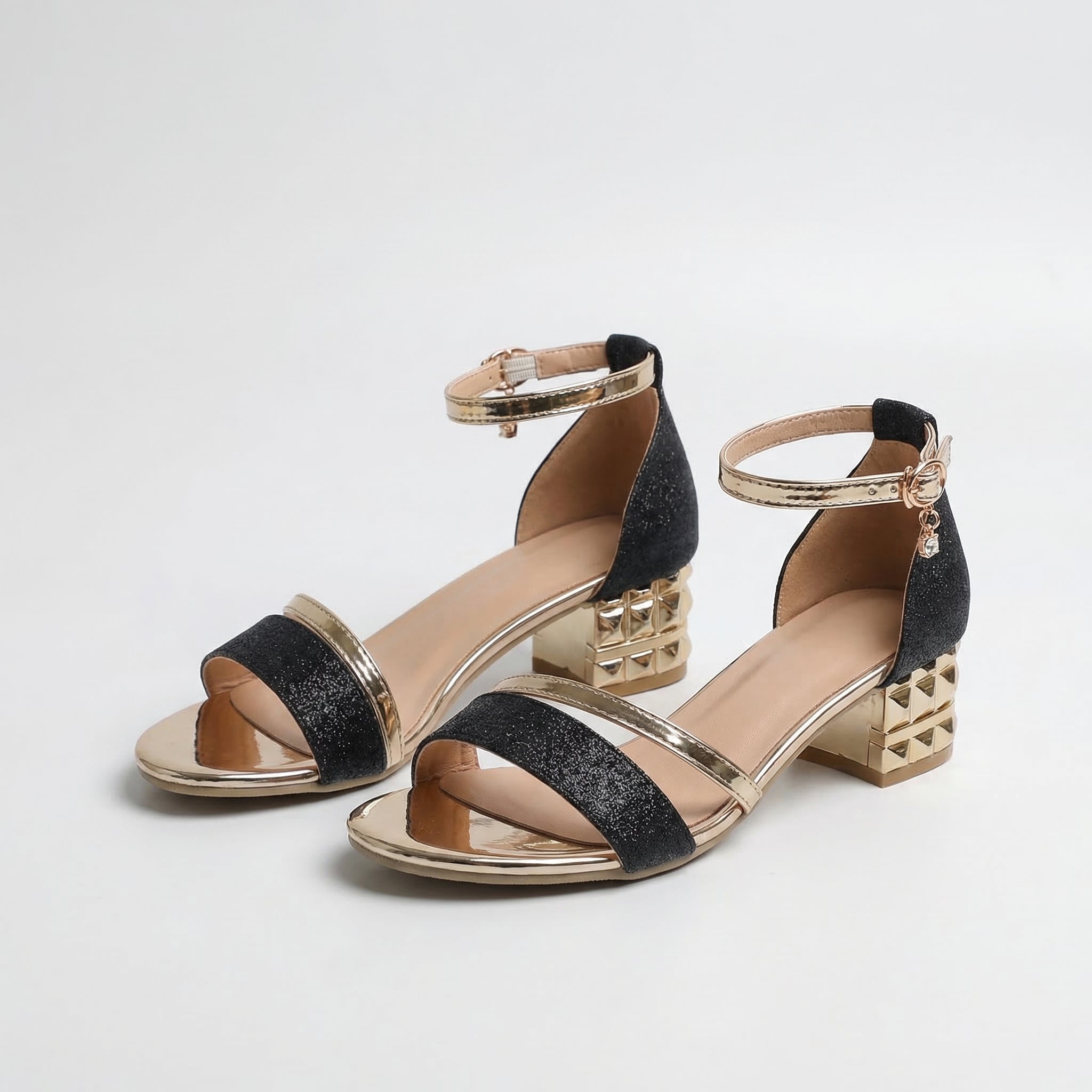 Women's Metallic Dress Sandals
