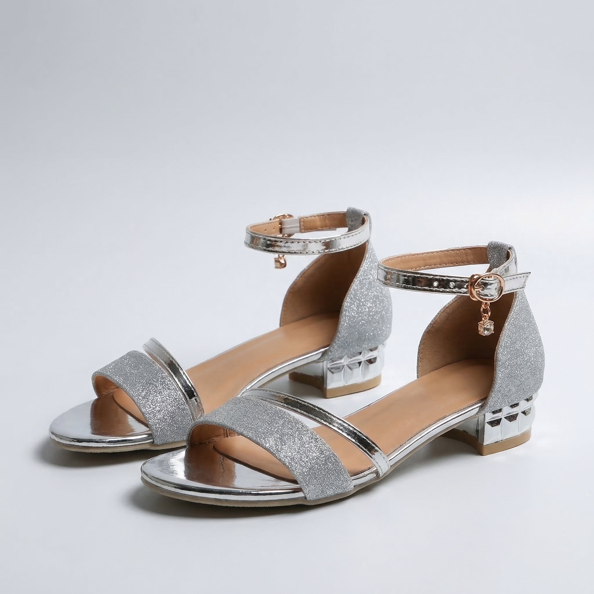Women's Metallic Dress Sandals