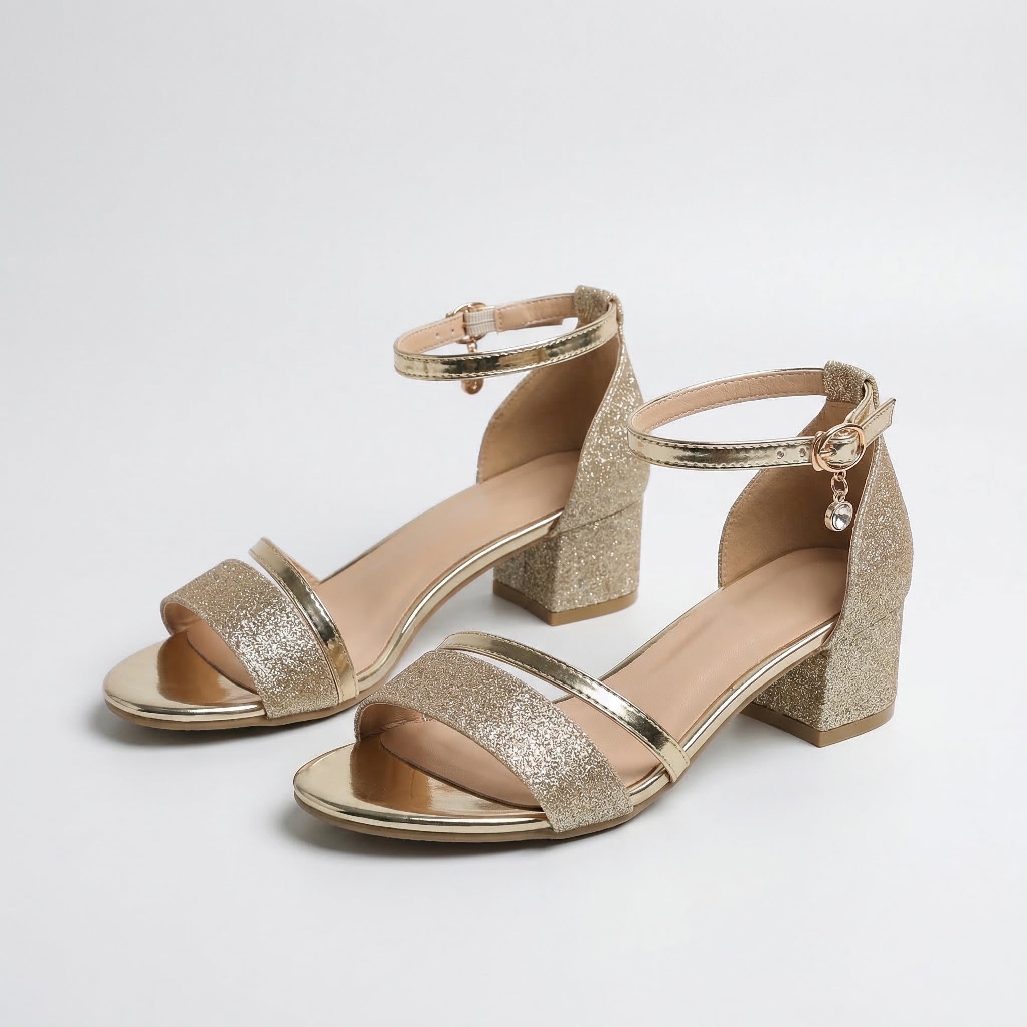 Women's Metallic Dress Sandals