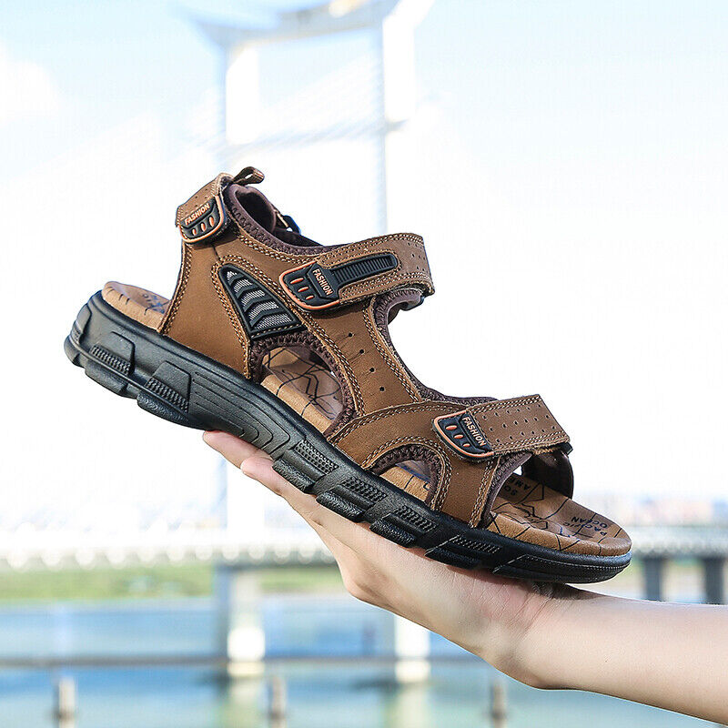 Men's Supportive Velcro Strap Sandals