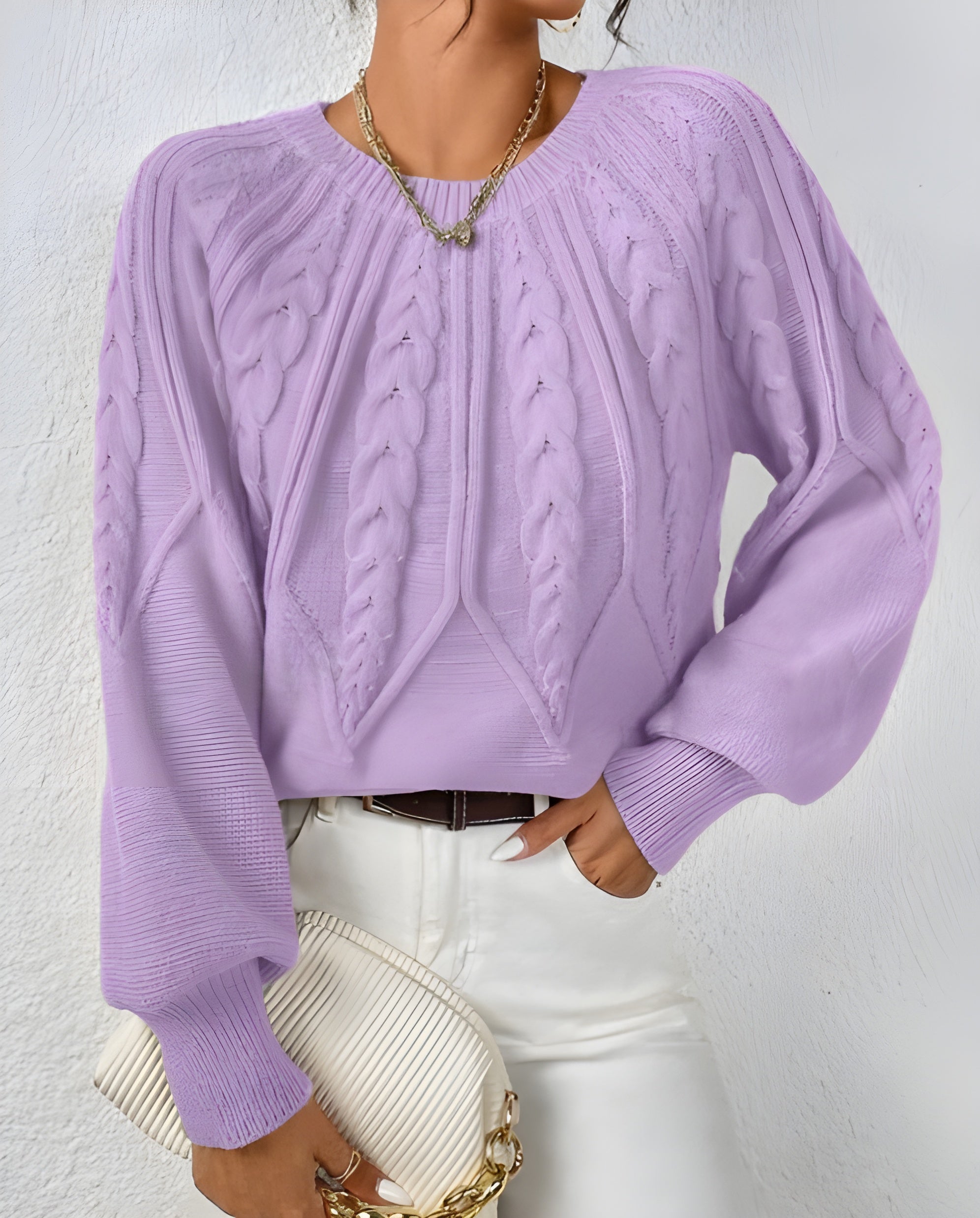Soft Knit Sweater – Brown