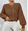 Soft Knit Sweater – Brown