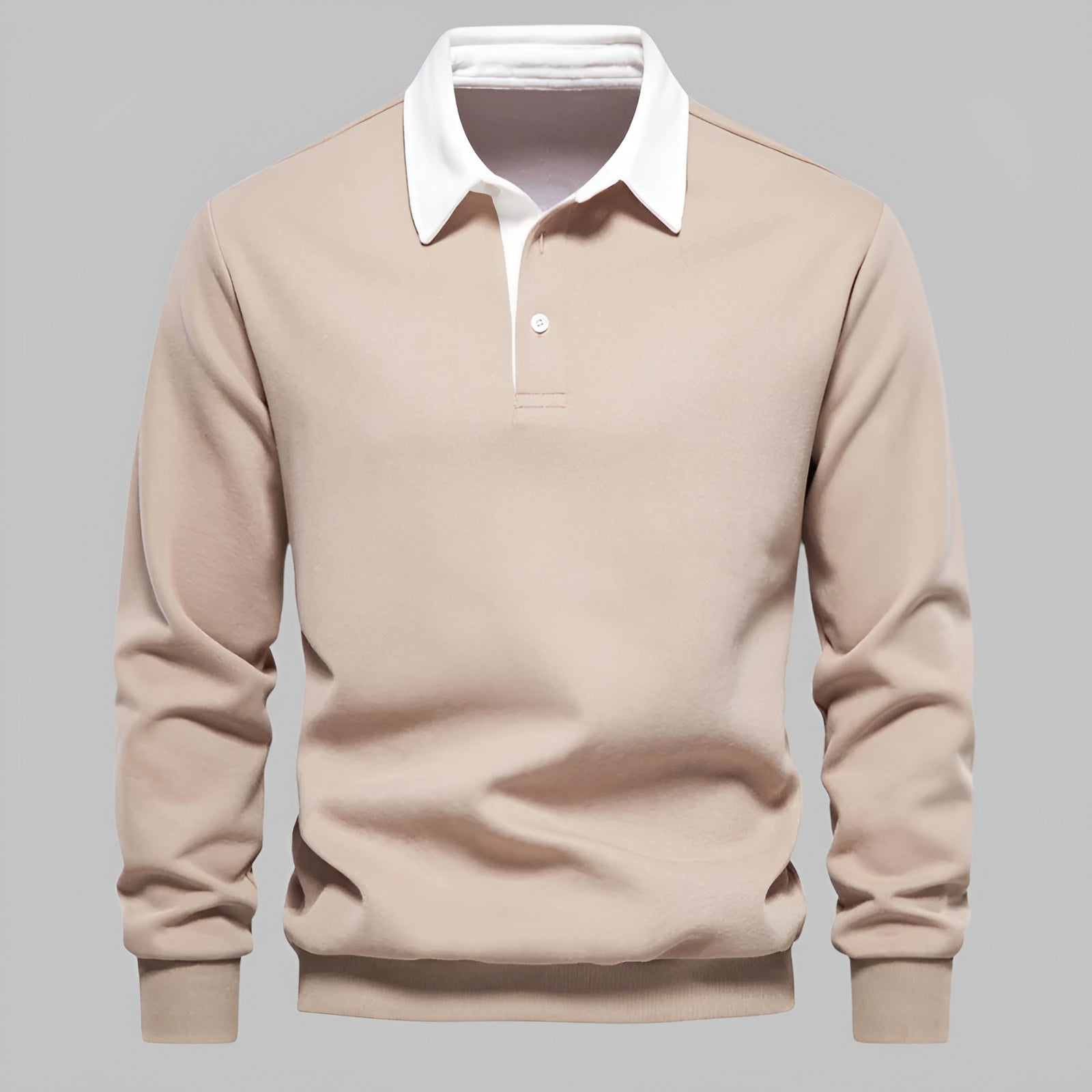 Men's Polo Neck Sweater