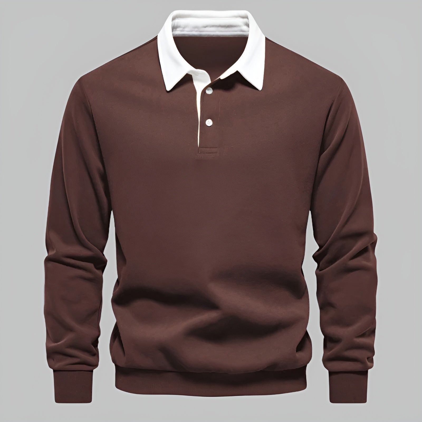 Men's Polo Neck Sweater