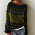 Women's Geometric Pattern Sweater