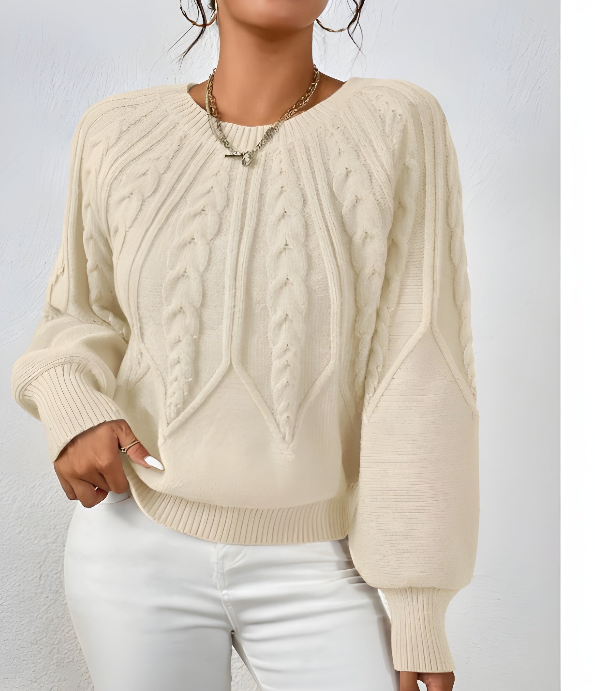 Soft Knit Sweater – Brown