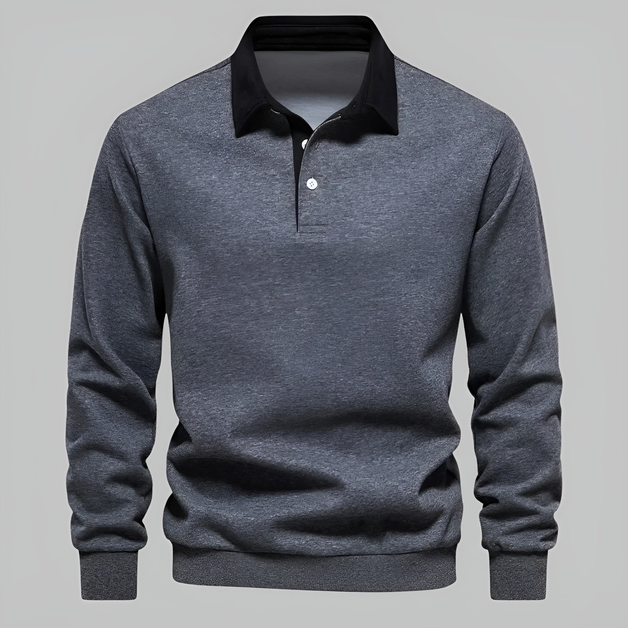 Men's Polo Neck Sweater