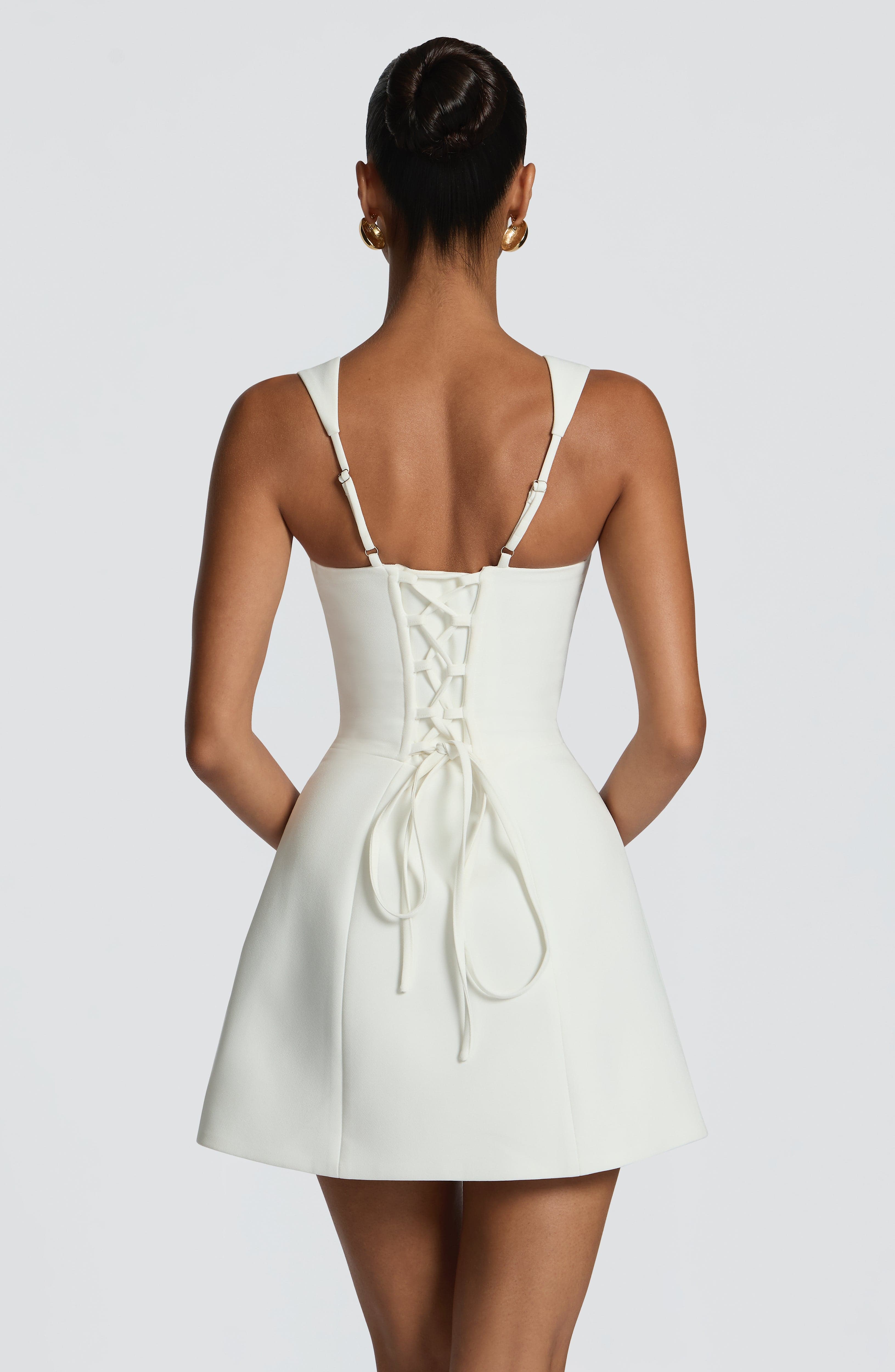 Iona Mini Dress – Ivory