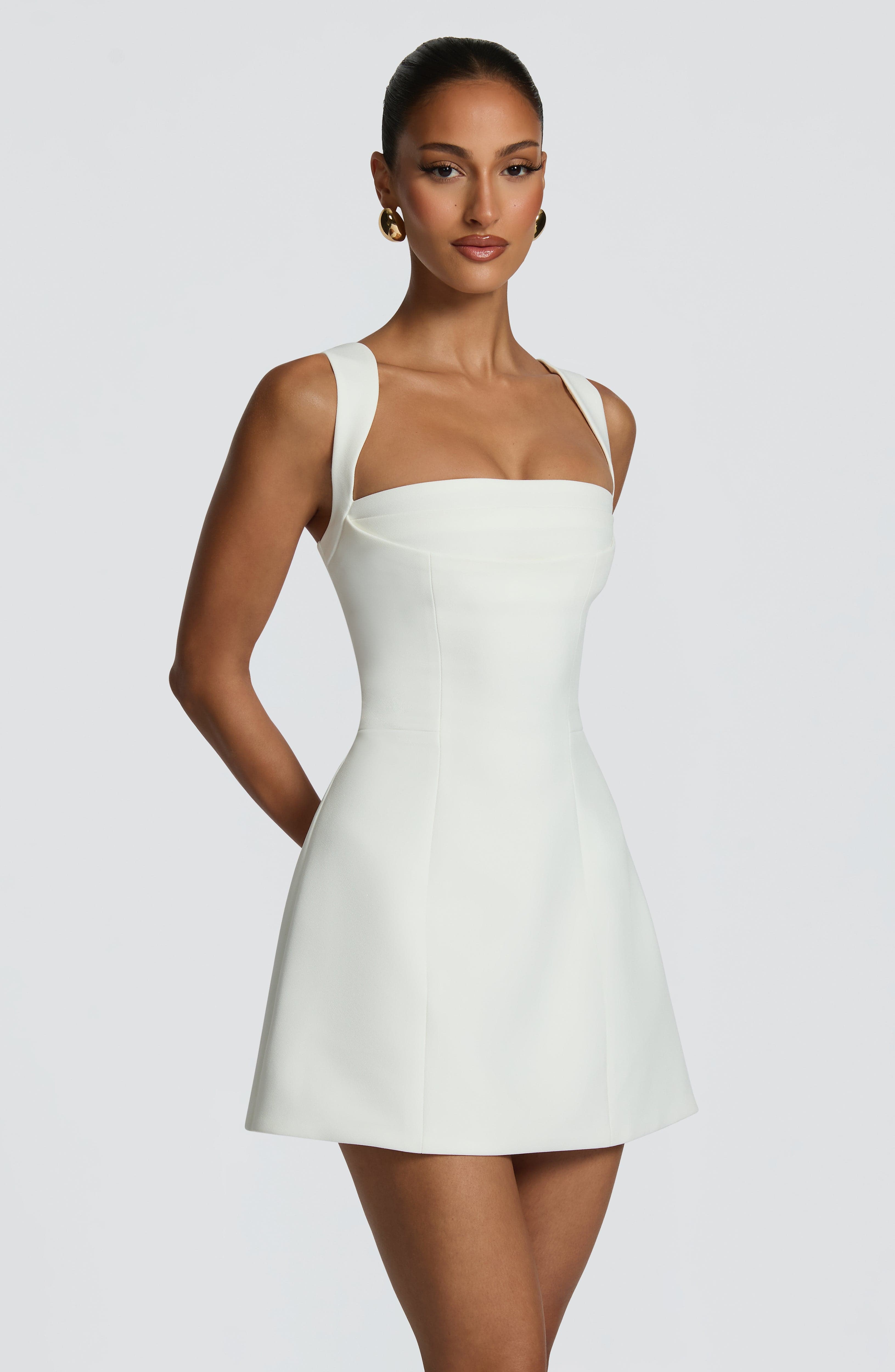 Iona Mini Dress – Ivory