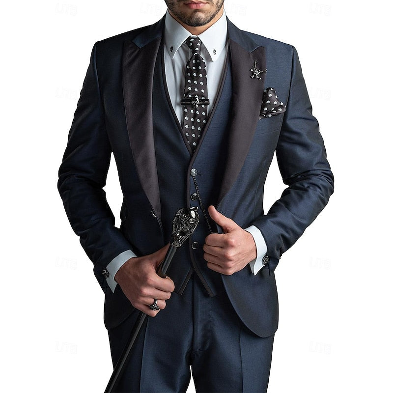 Men's Elegant Three-Piece Suit