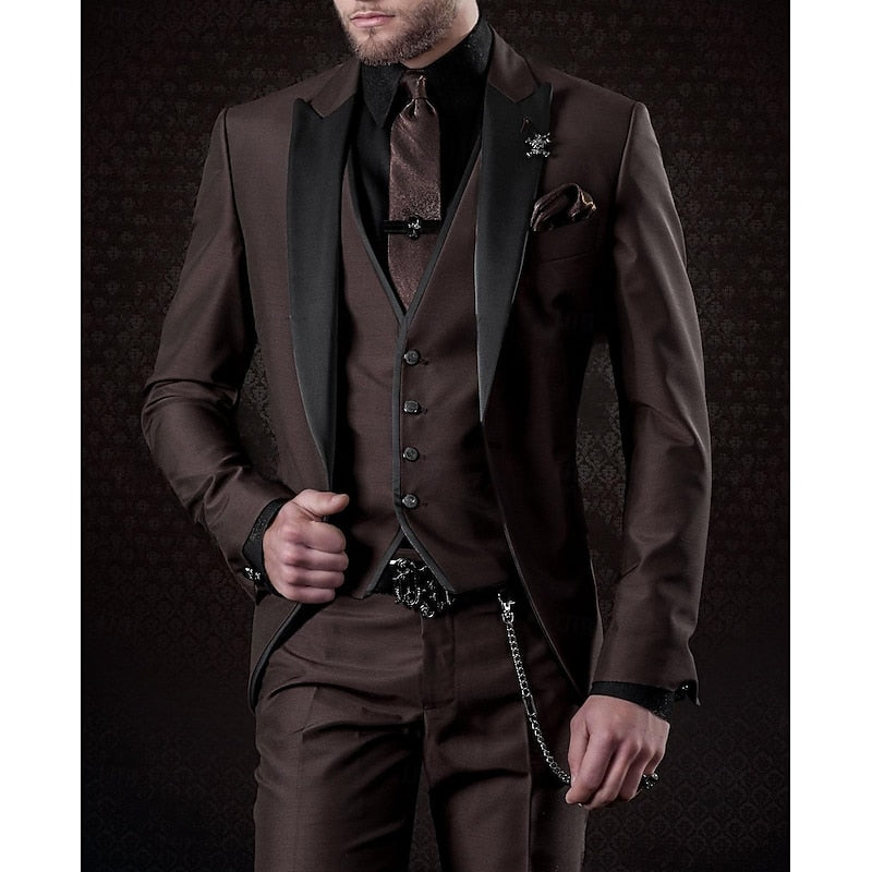 Men's Elegant Three-Piece Suit