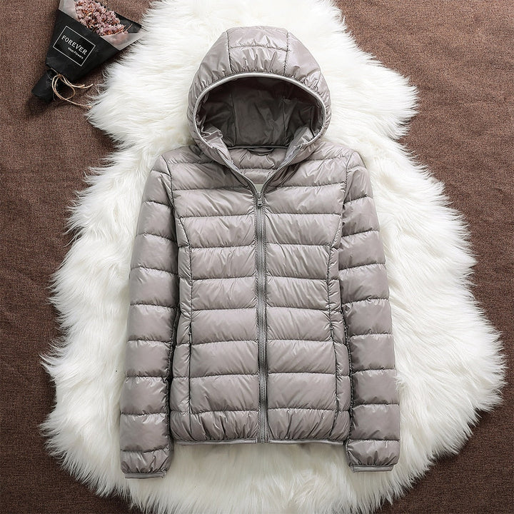 Ultralight Quilted Jacket with Hood