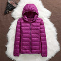 Quilted Jacket with Hood – Lilac