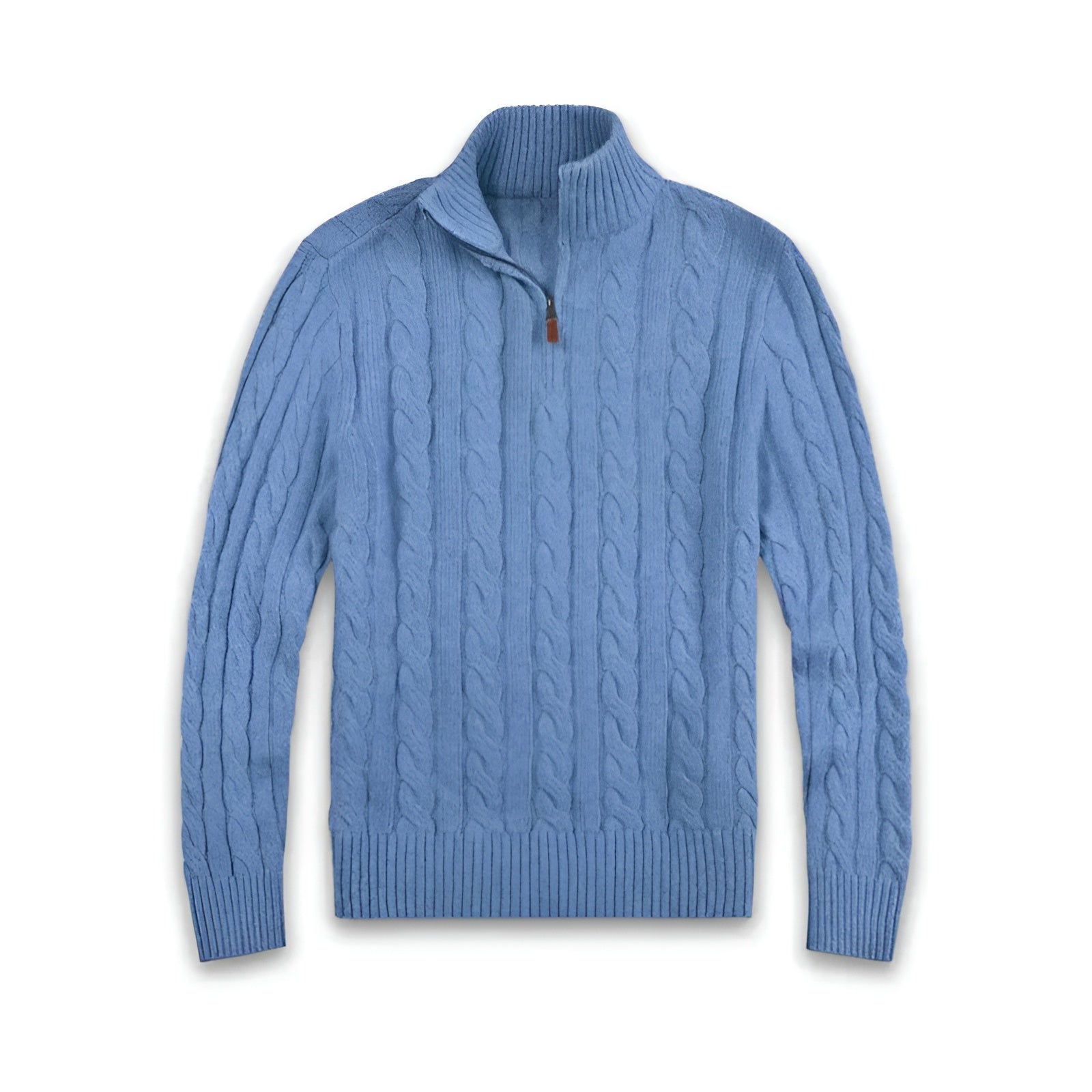 Men's Half-Zip Knit Sweater