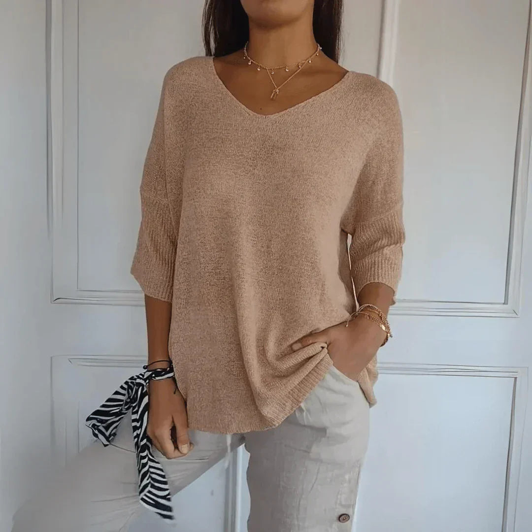 Women's Chic V-Neck Top