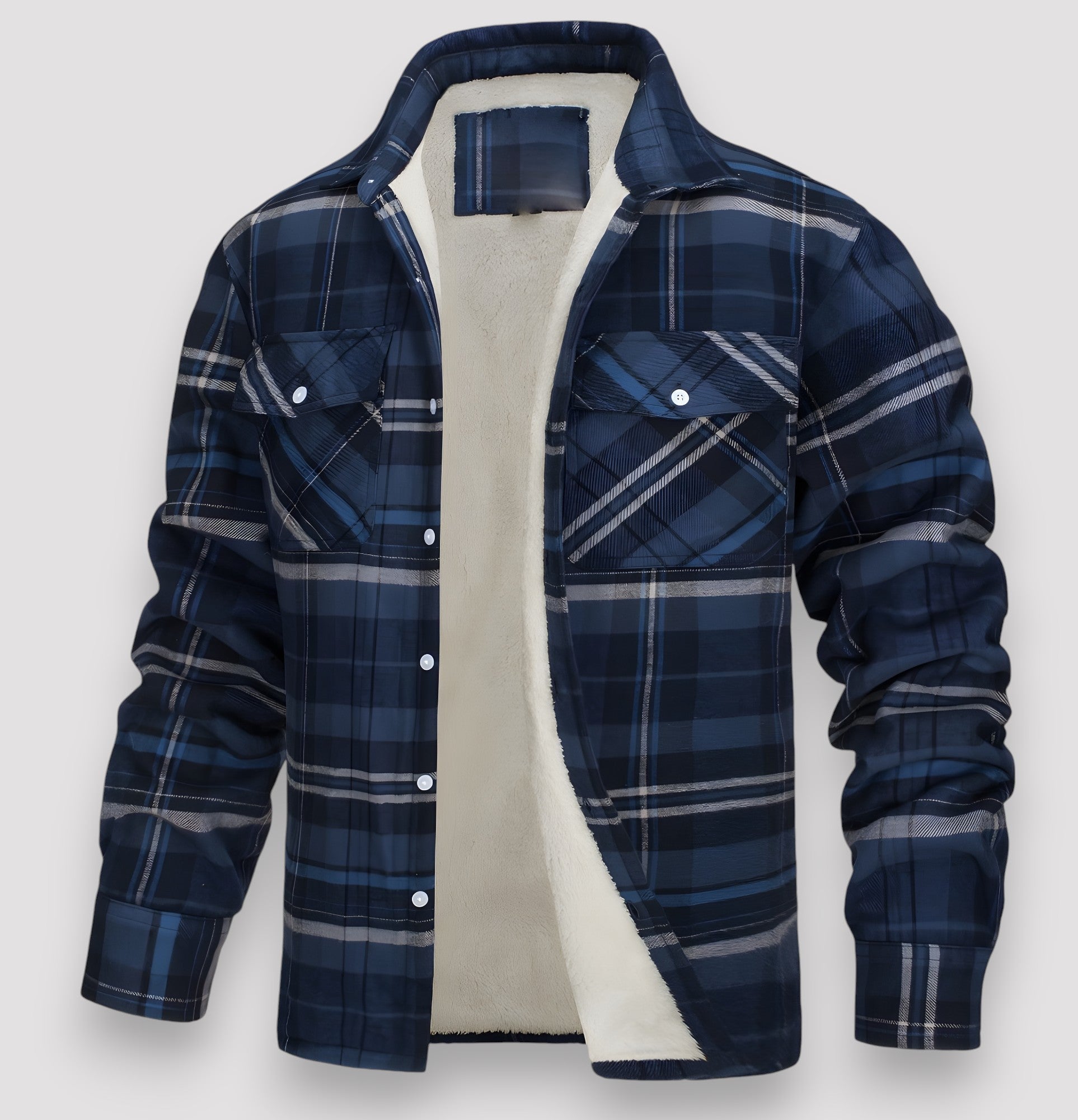 Men's Flannel Shirt Jacket