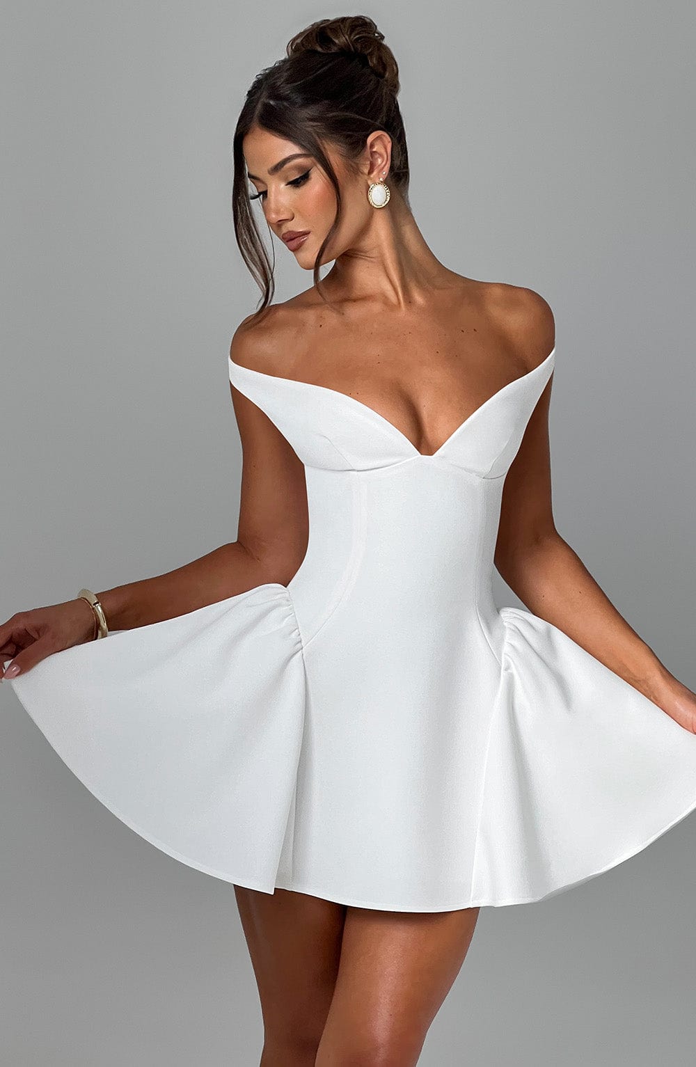 Marla Mini Dress – Ivory