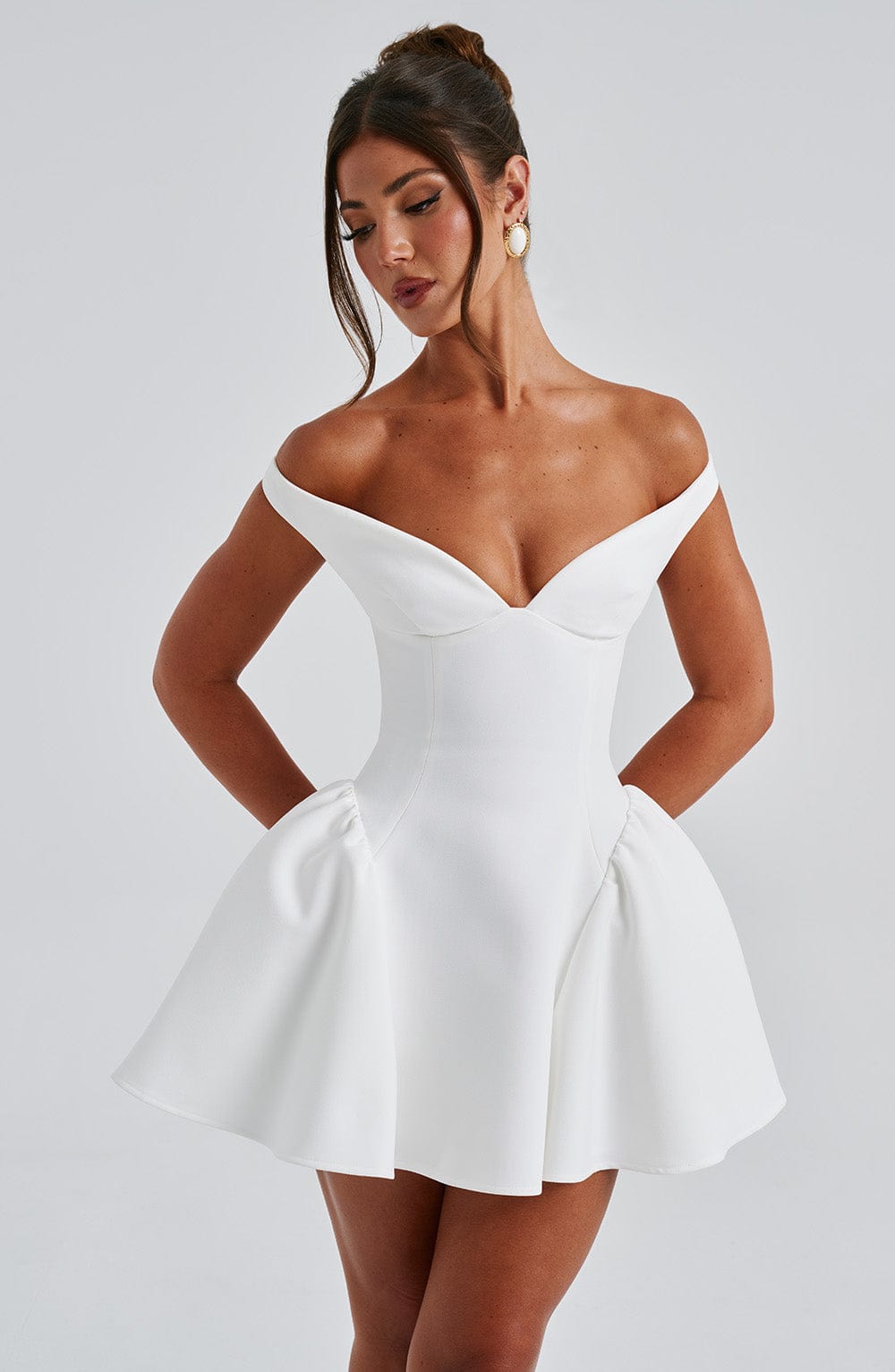 Marla Mini Dress – Ivory