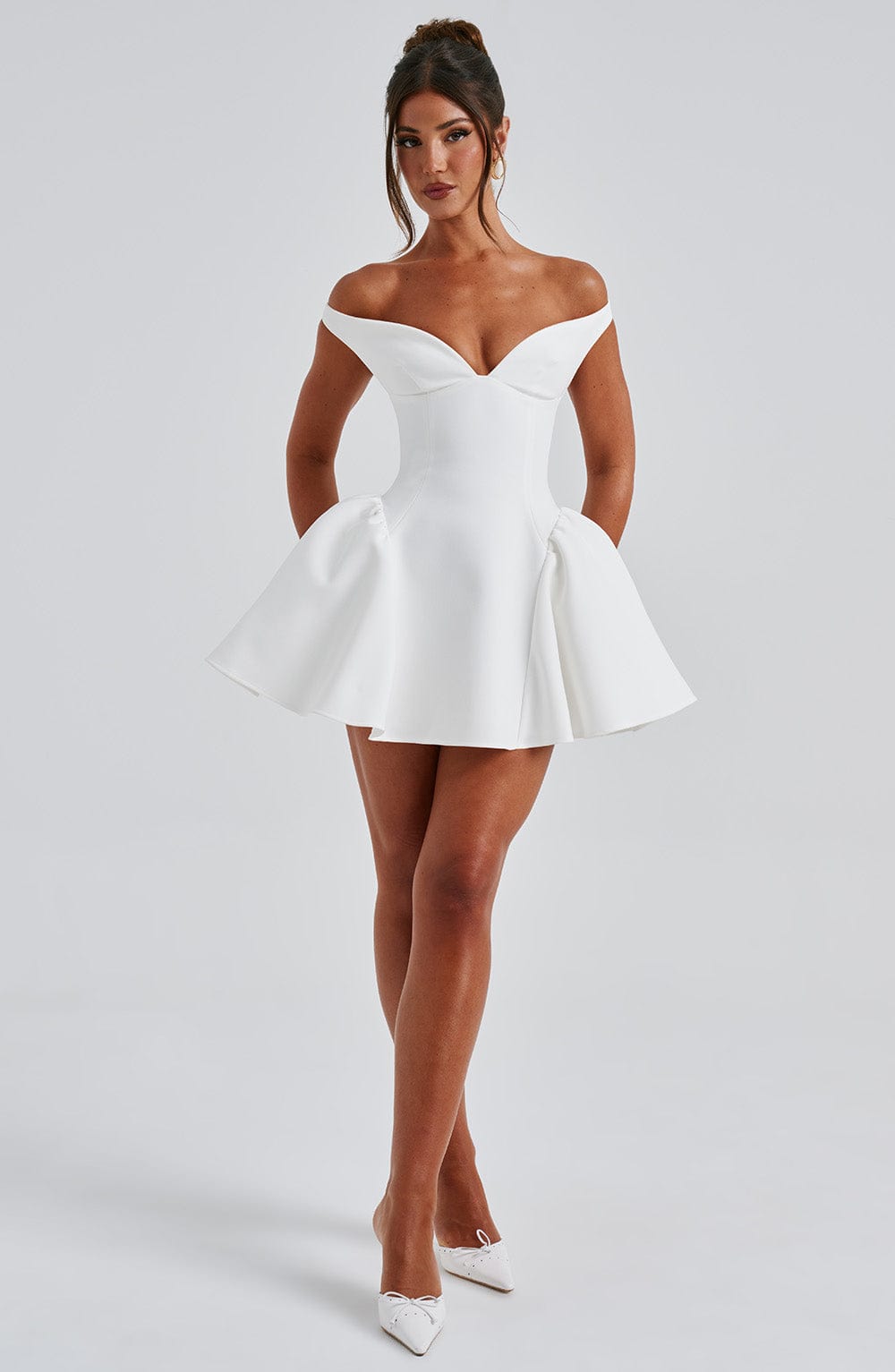 Marla Mini Dress – Ivory