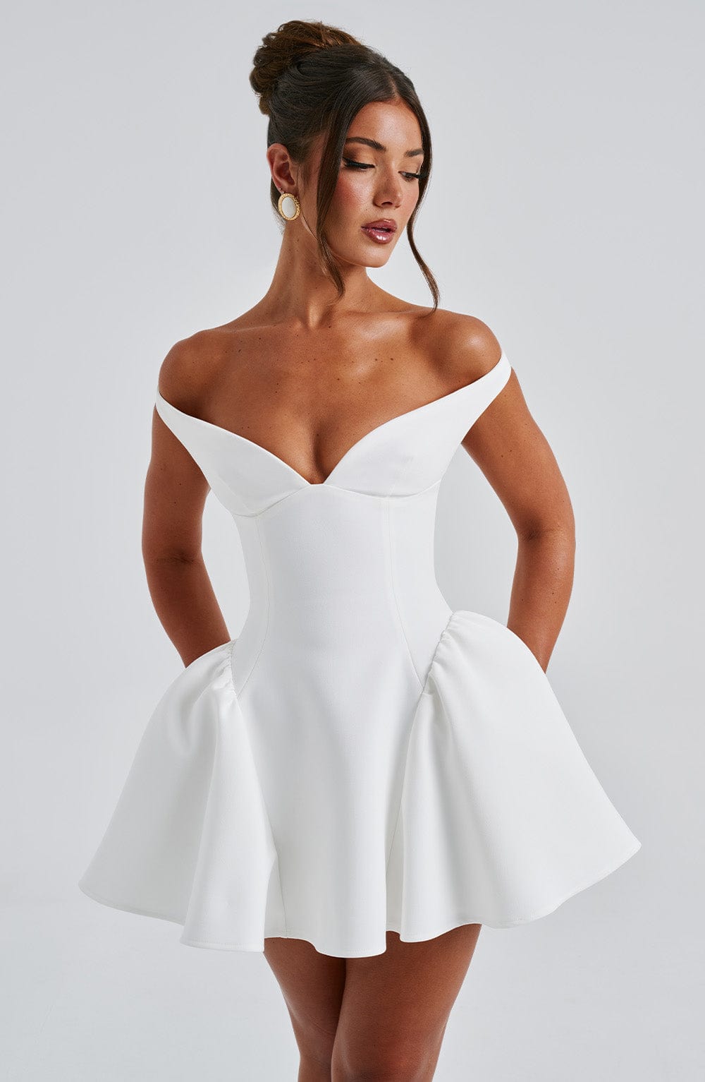 Marla Mini Dress – Ivory