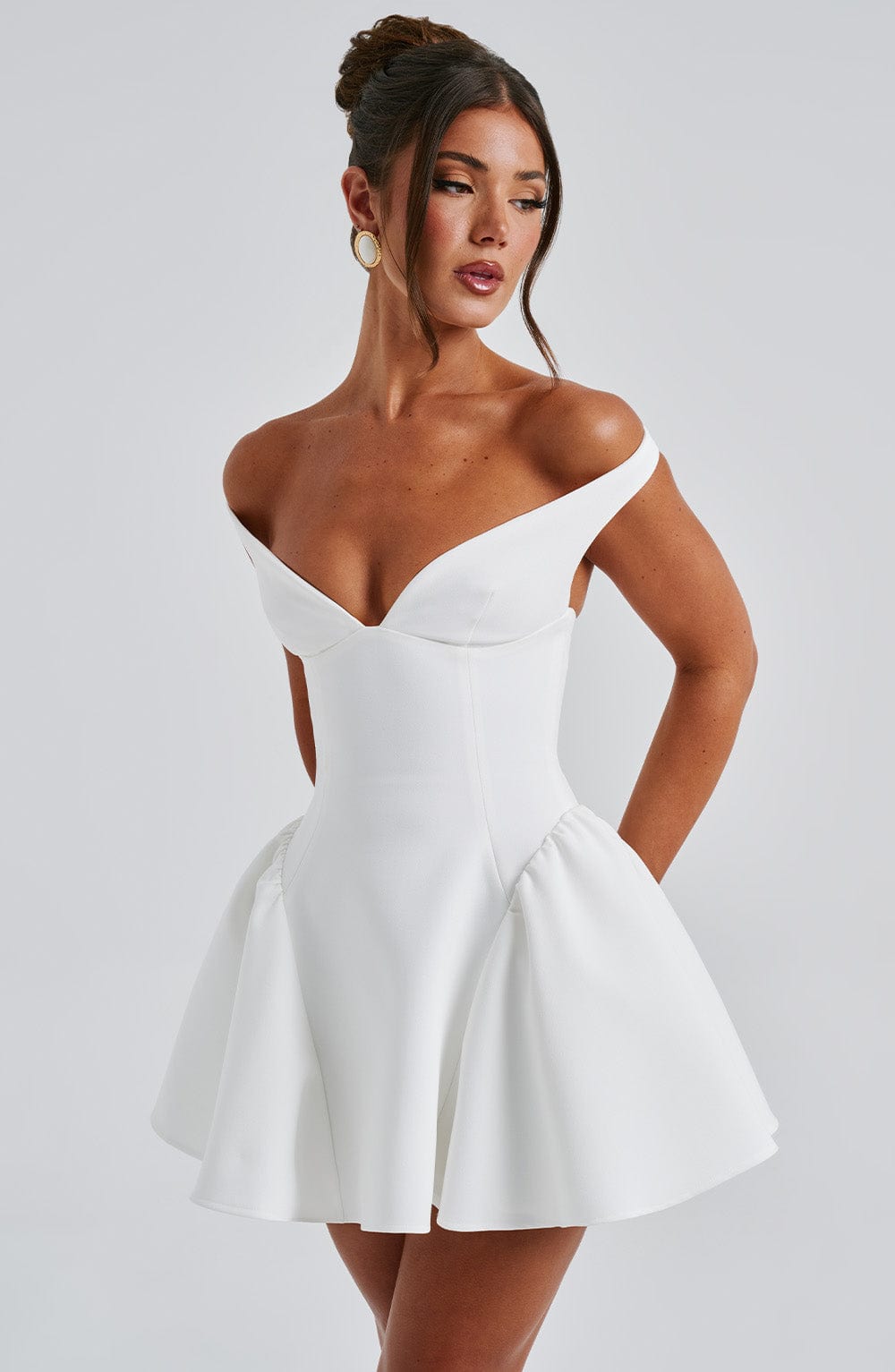 Marla Mini Dress – Ivory
