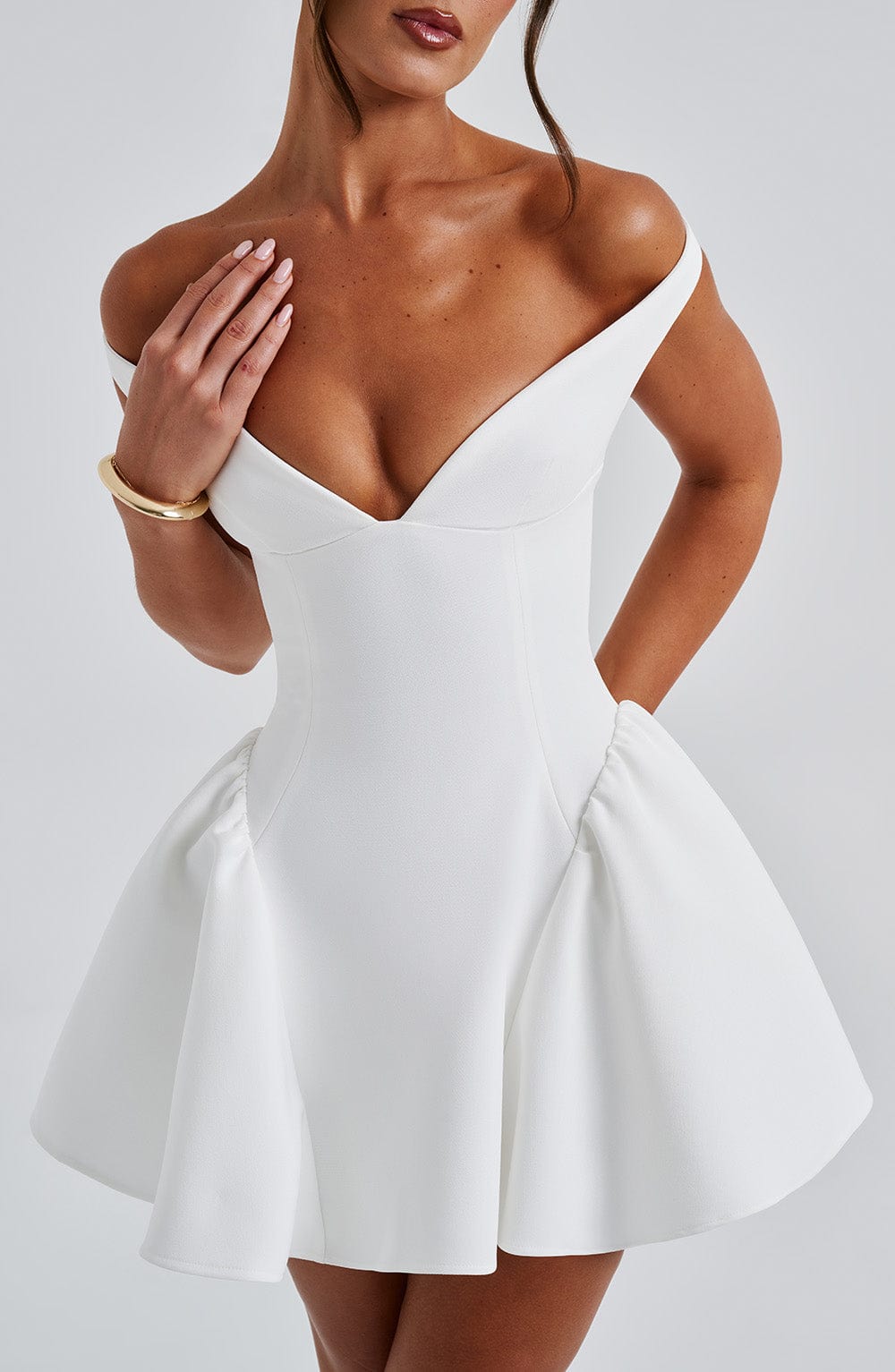 Marla Mini Dress – Ivory