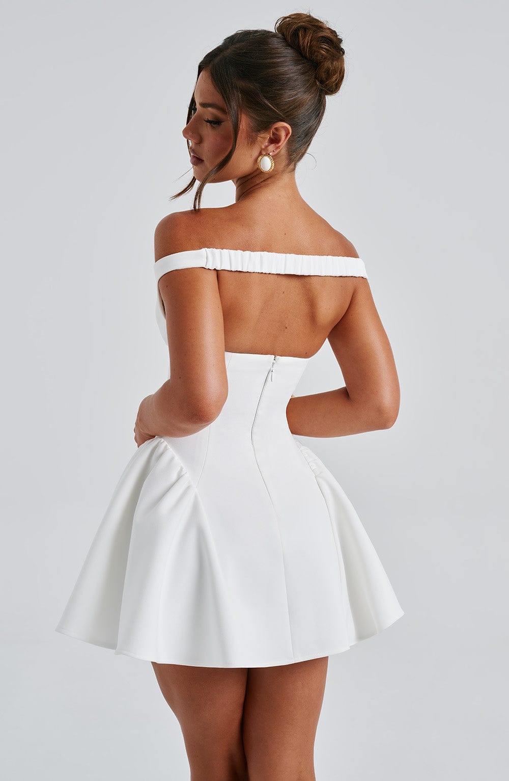 Marla Mini Dress – Ivory