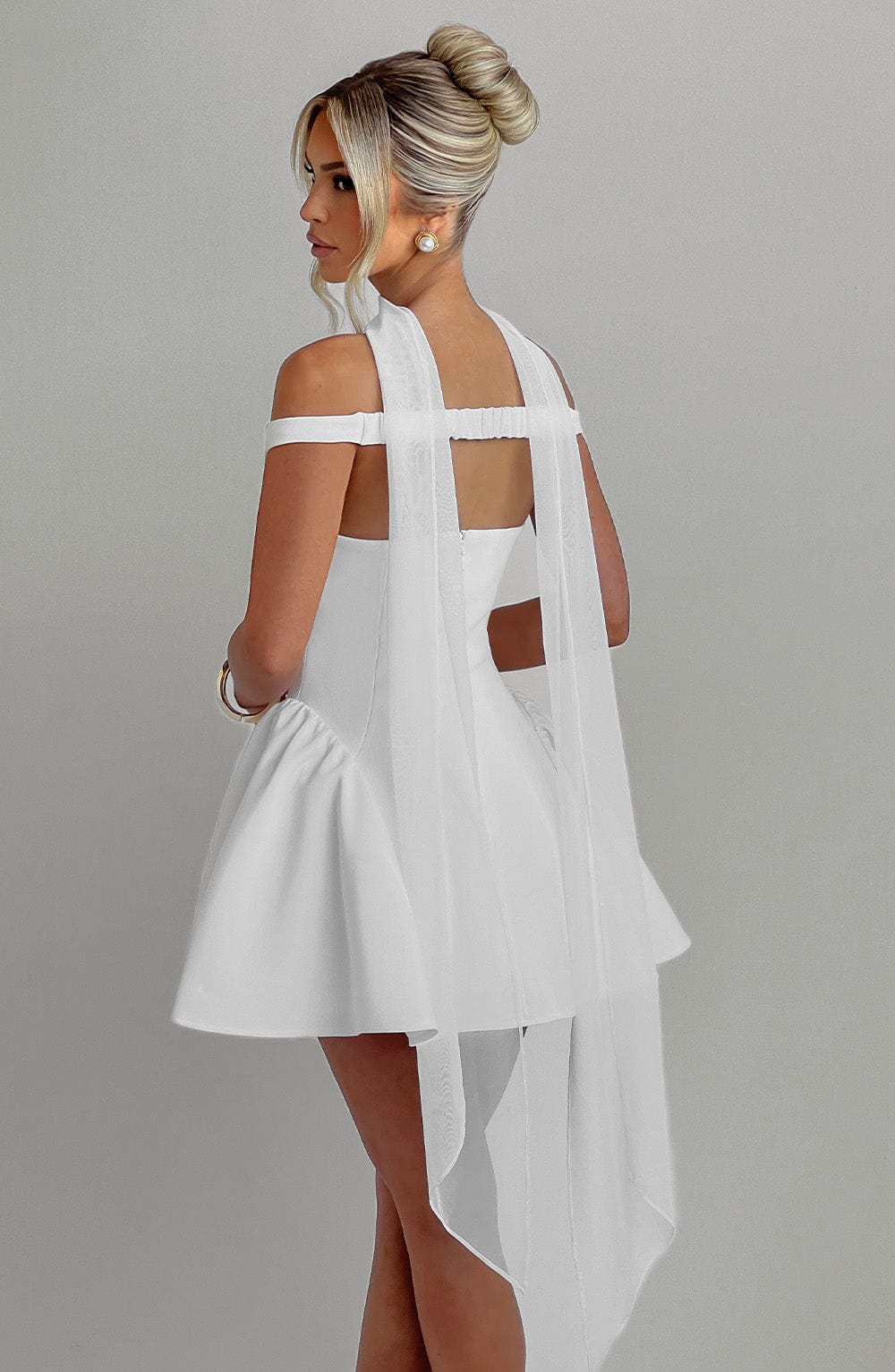 Marla Mini Dress – Ivory