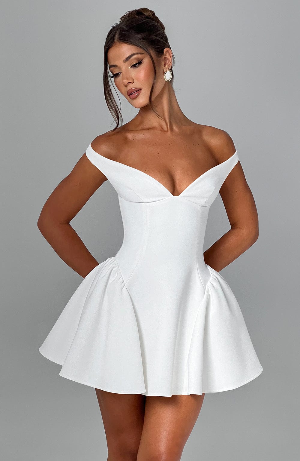 Marla Mini Dress – Ivory