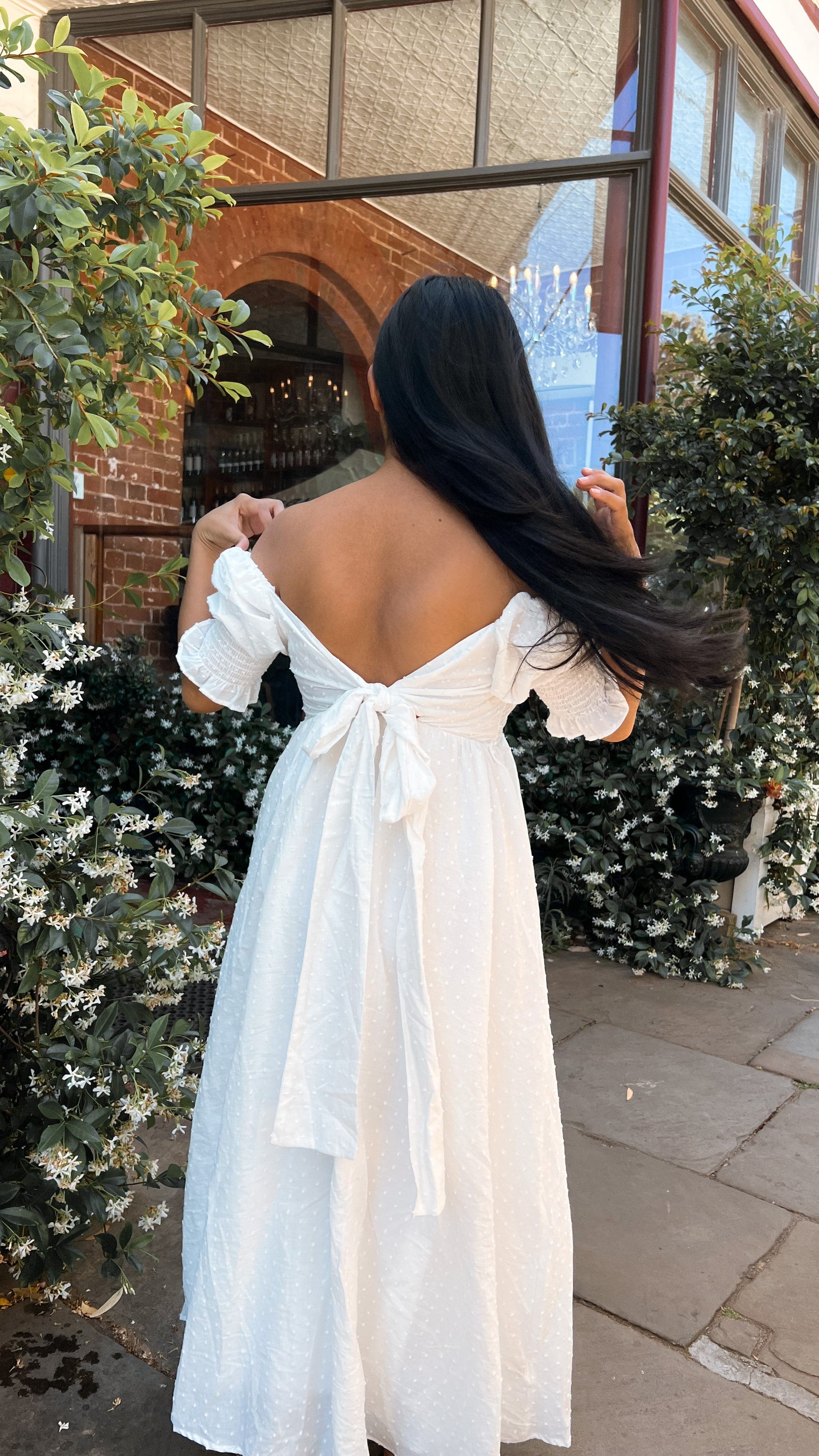 Women's Cierra Midi Dress – White