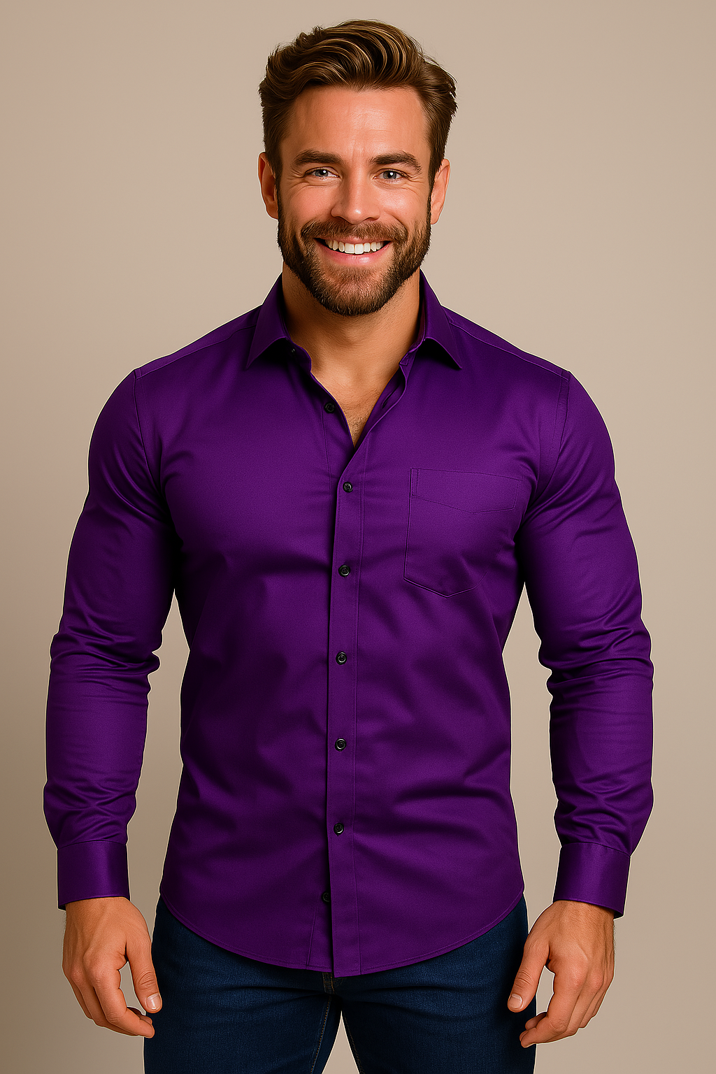 Men's Long Sleeve Formal Shirt