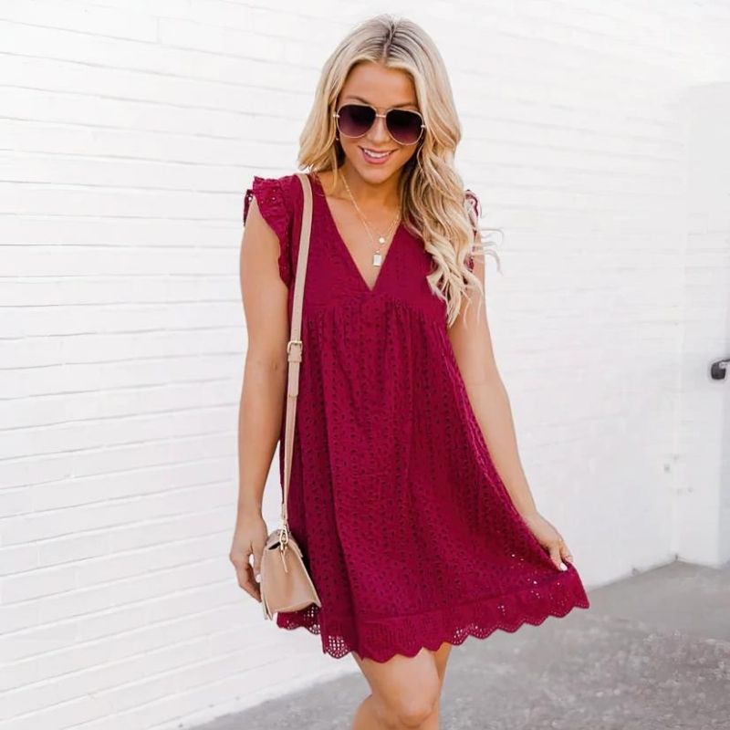 Women's Summer Dress with Hidden Pockets