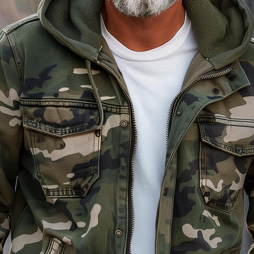 Men's Camo Cargo Jacket