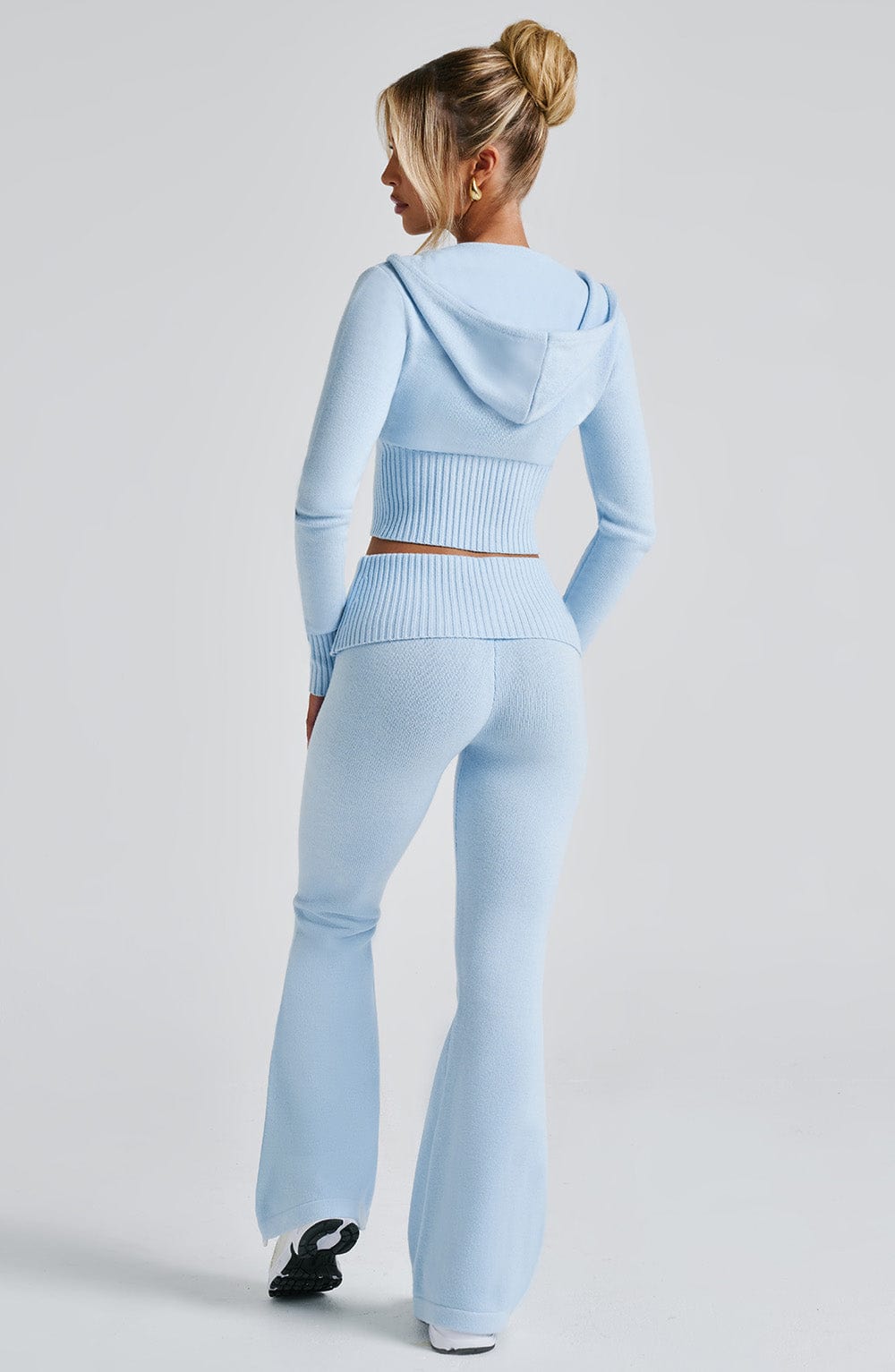 Portia Knit Pants – Baby Blue