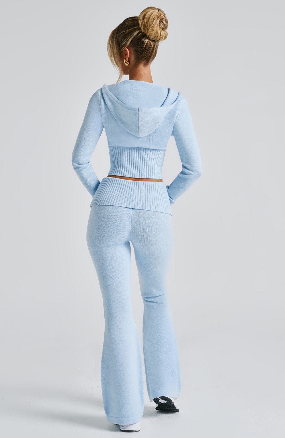 Portia Knit Pants – Baby Blue