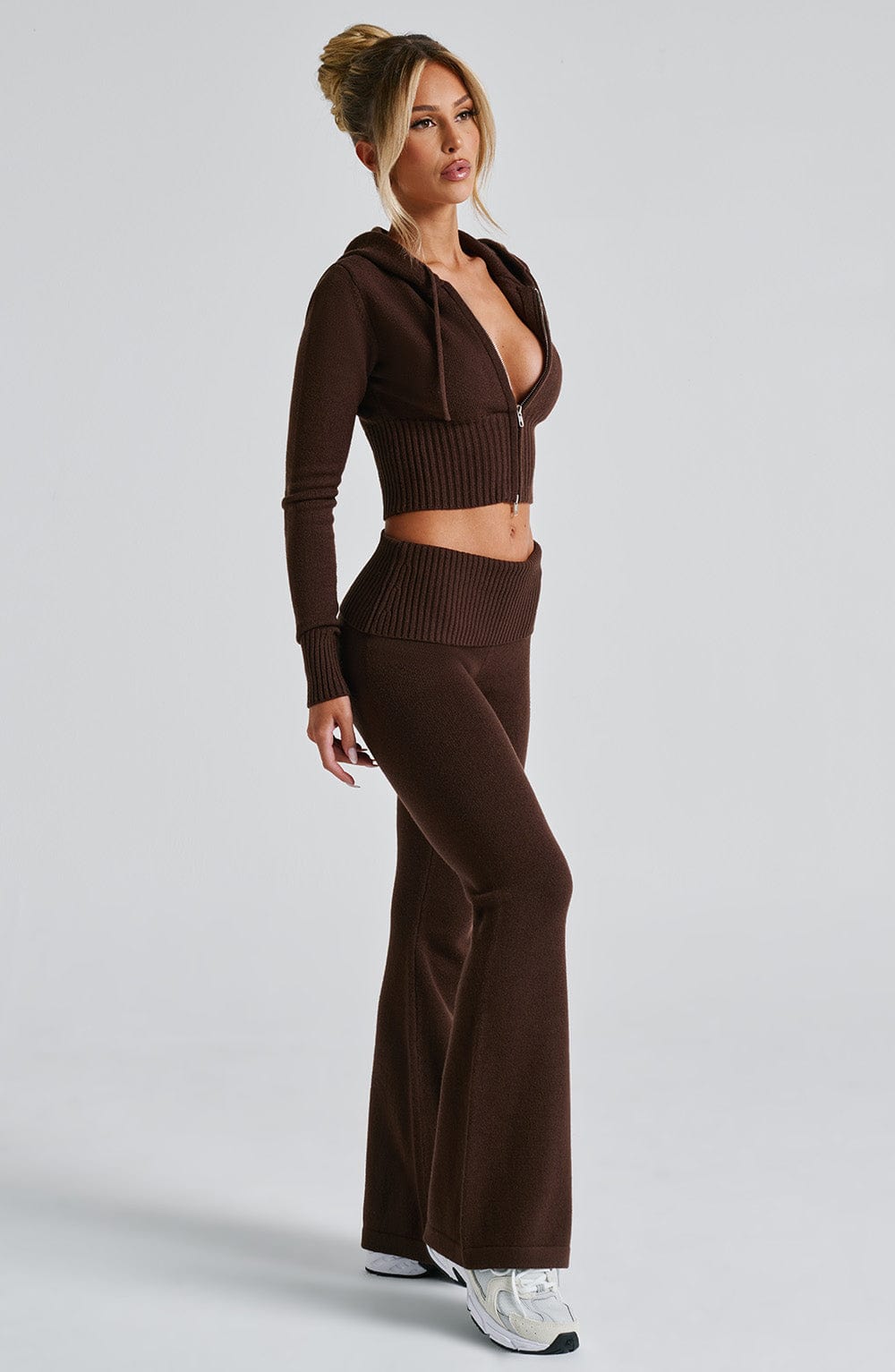 Portia Knit Pants – Chocolate