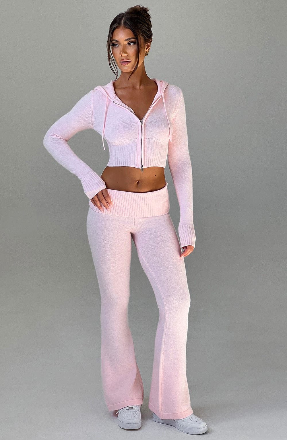 Portia Knit Pants – Pink