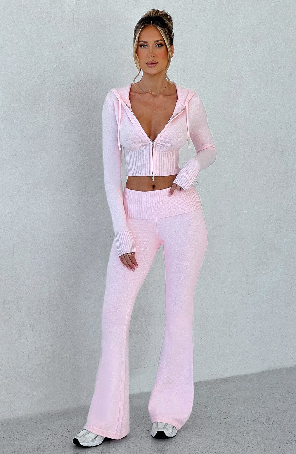 Portia Knit Pants – Pink
