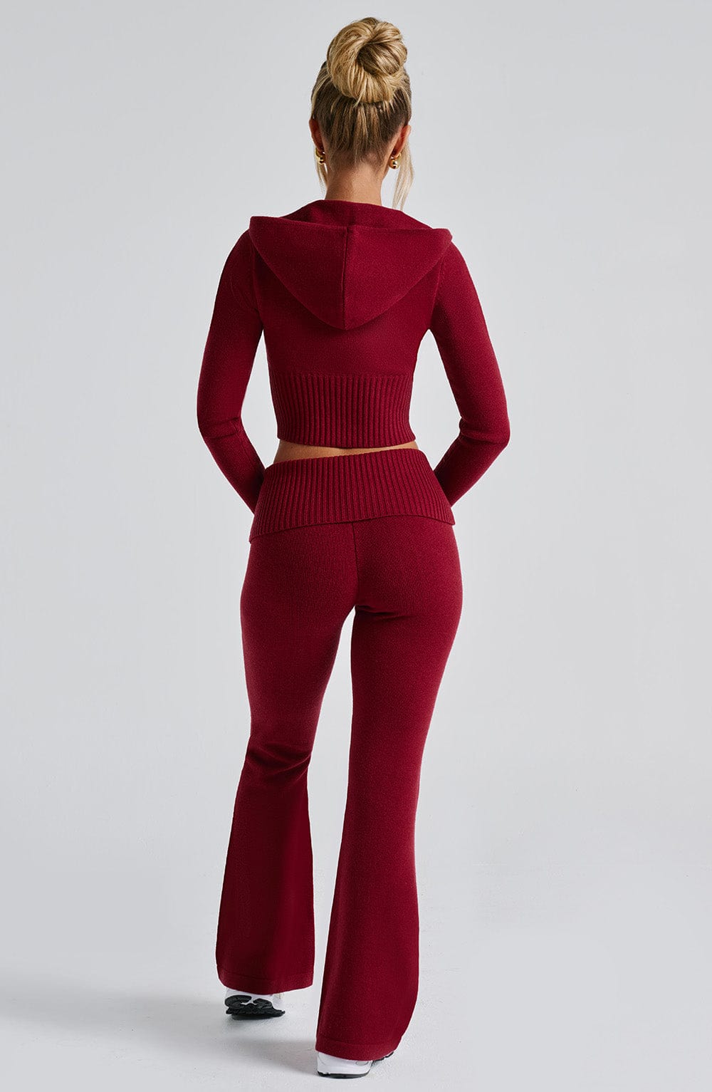 Portia Knit Pants – Red