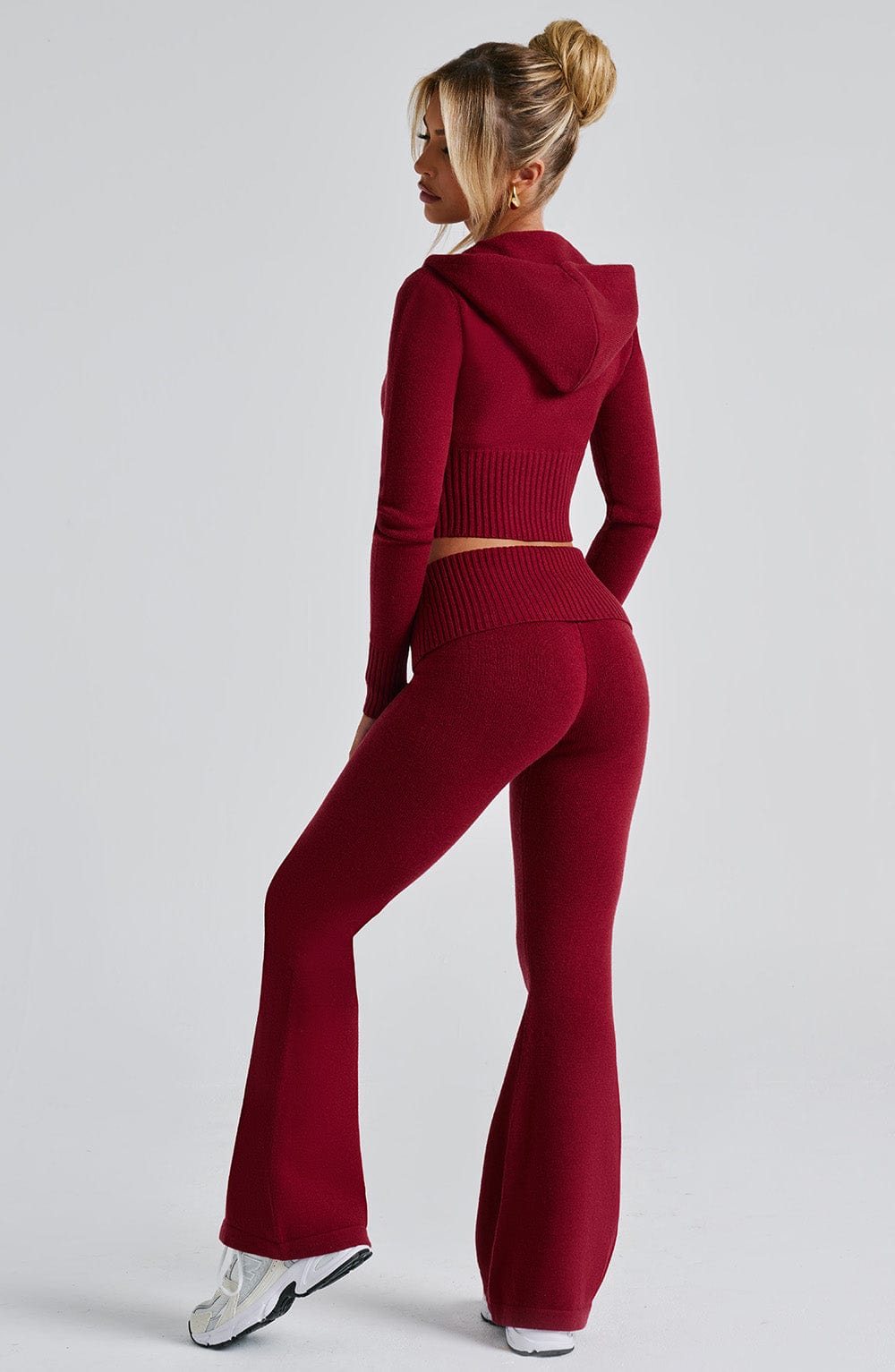 Portia Knit Pants – Red