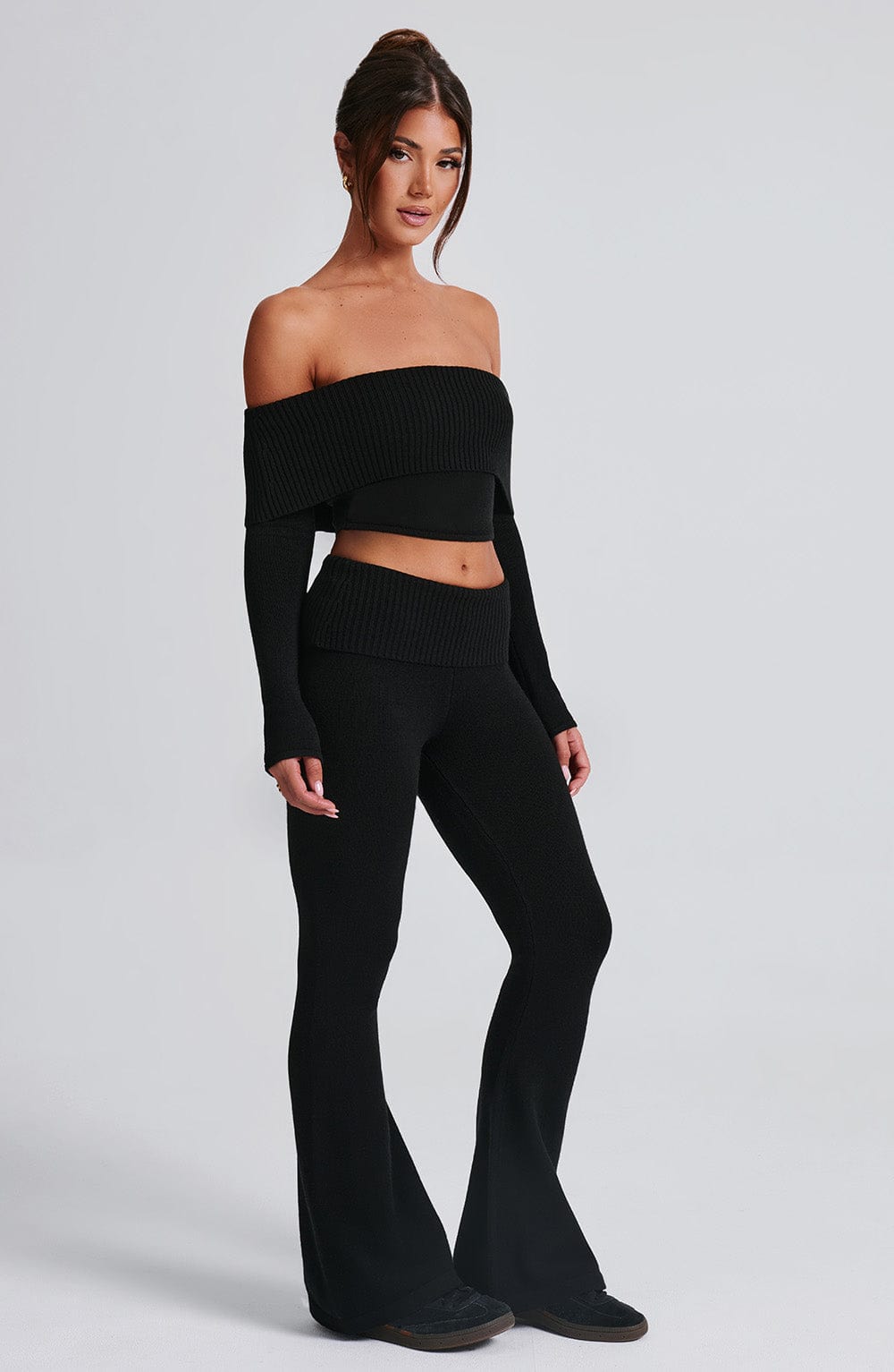 Portia Knit Top – Black