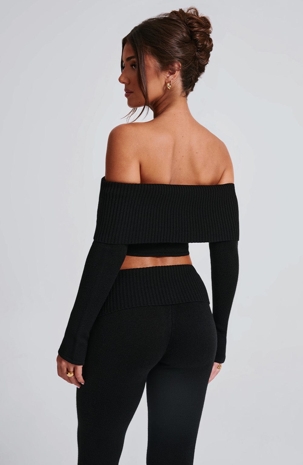 Portia Knit Top – Black