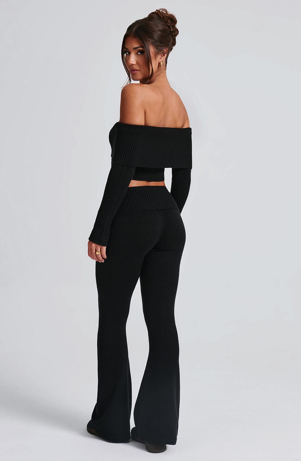 Portia Knit Top – Black