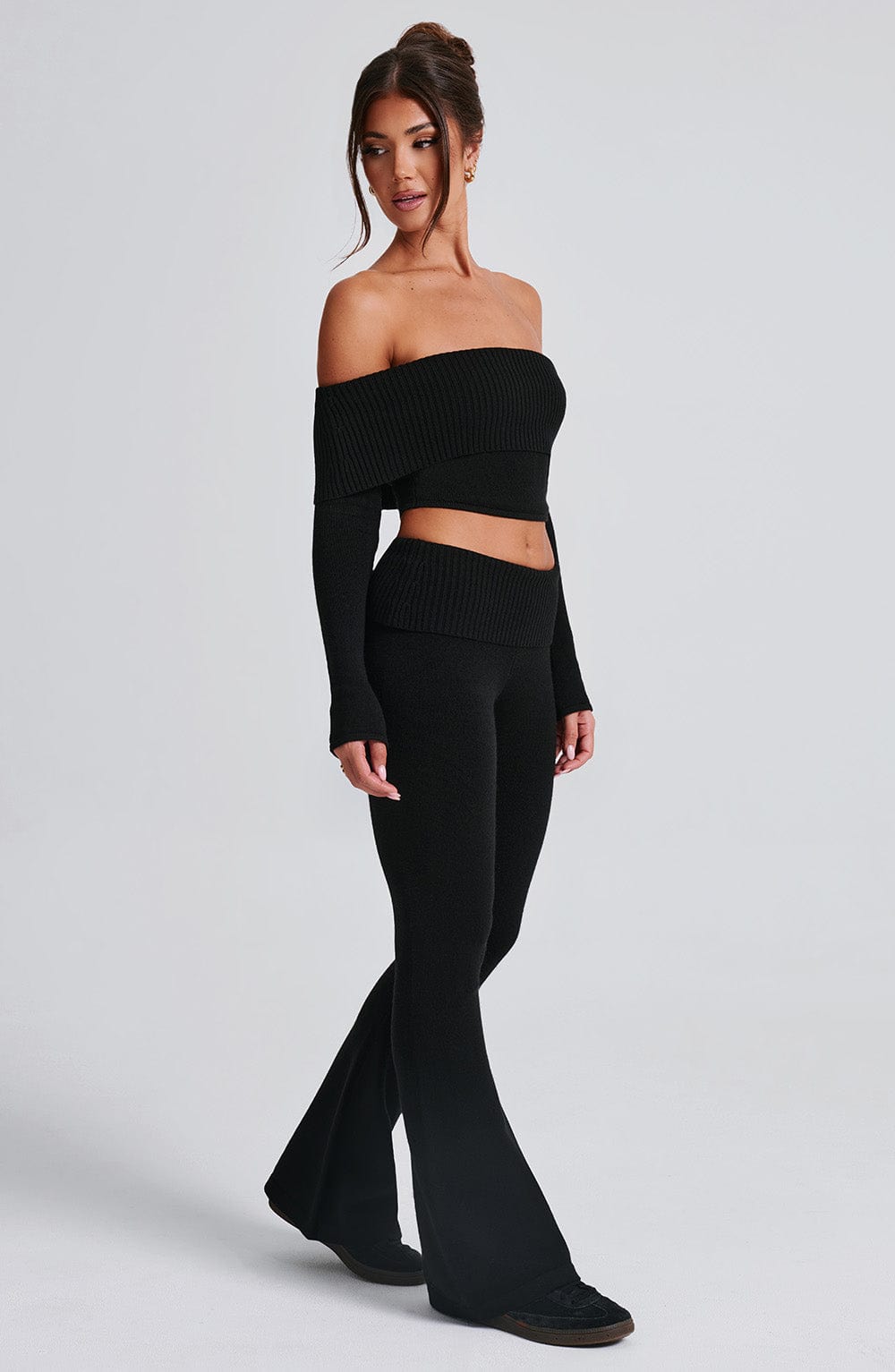 Portia Knit Top – Black