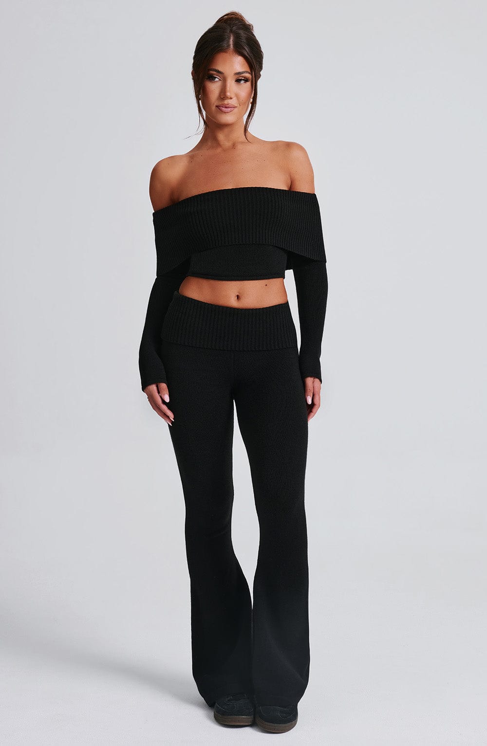 Portia Knit Top – Black