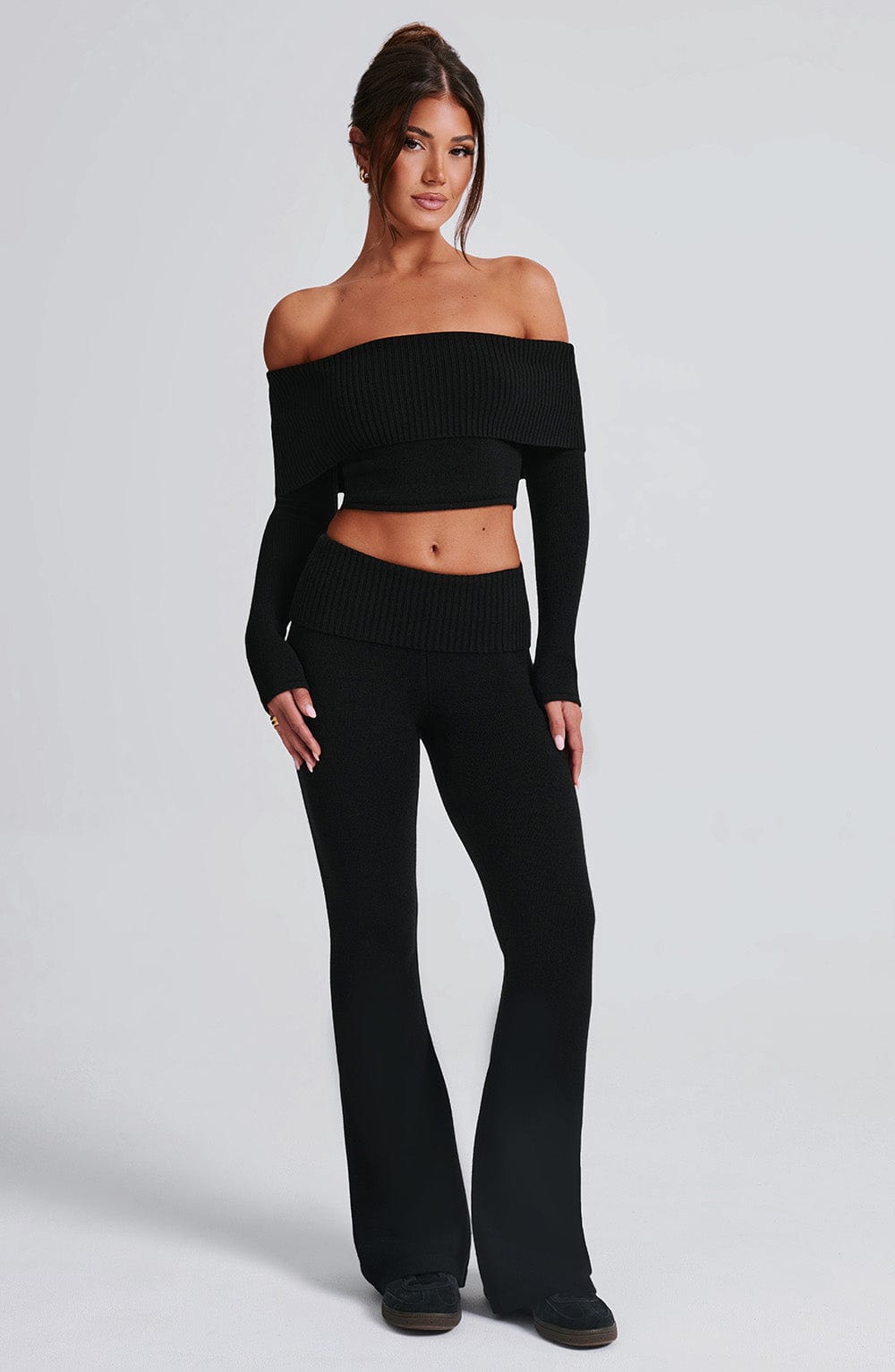 Portia Knit Top – Black