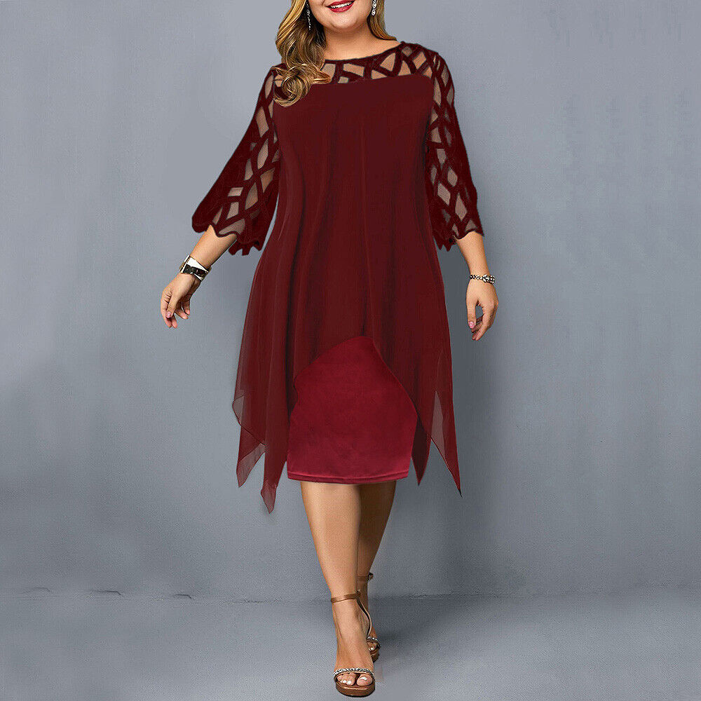 Women's Oversized Midi Dress