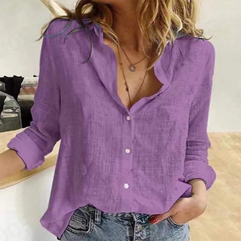 Fine Floral Blouse – Brown