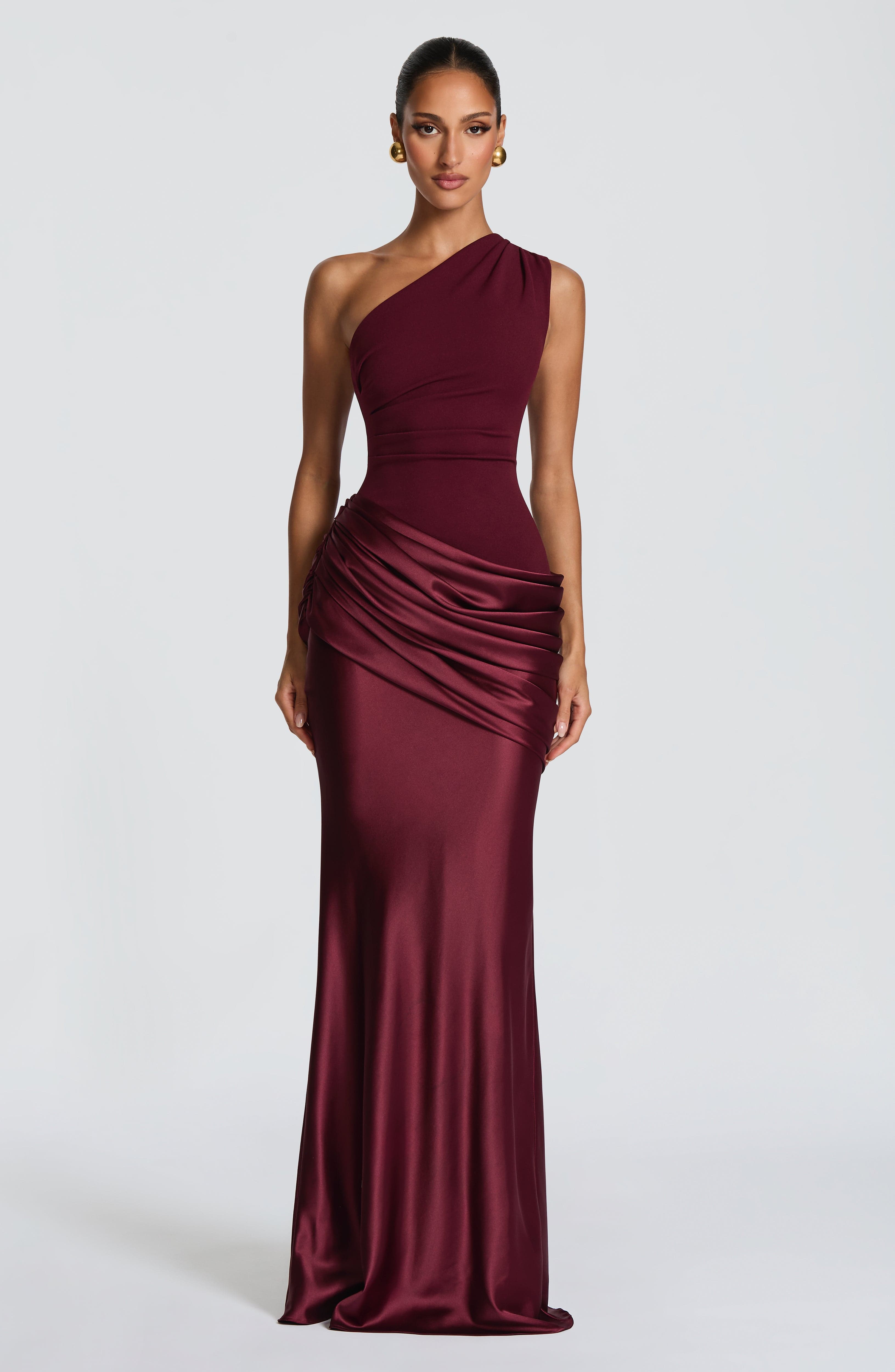 Sadona Maxi Dress – Cherry Lacquer