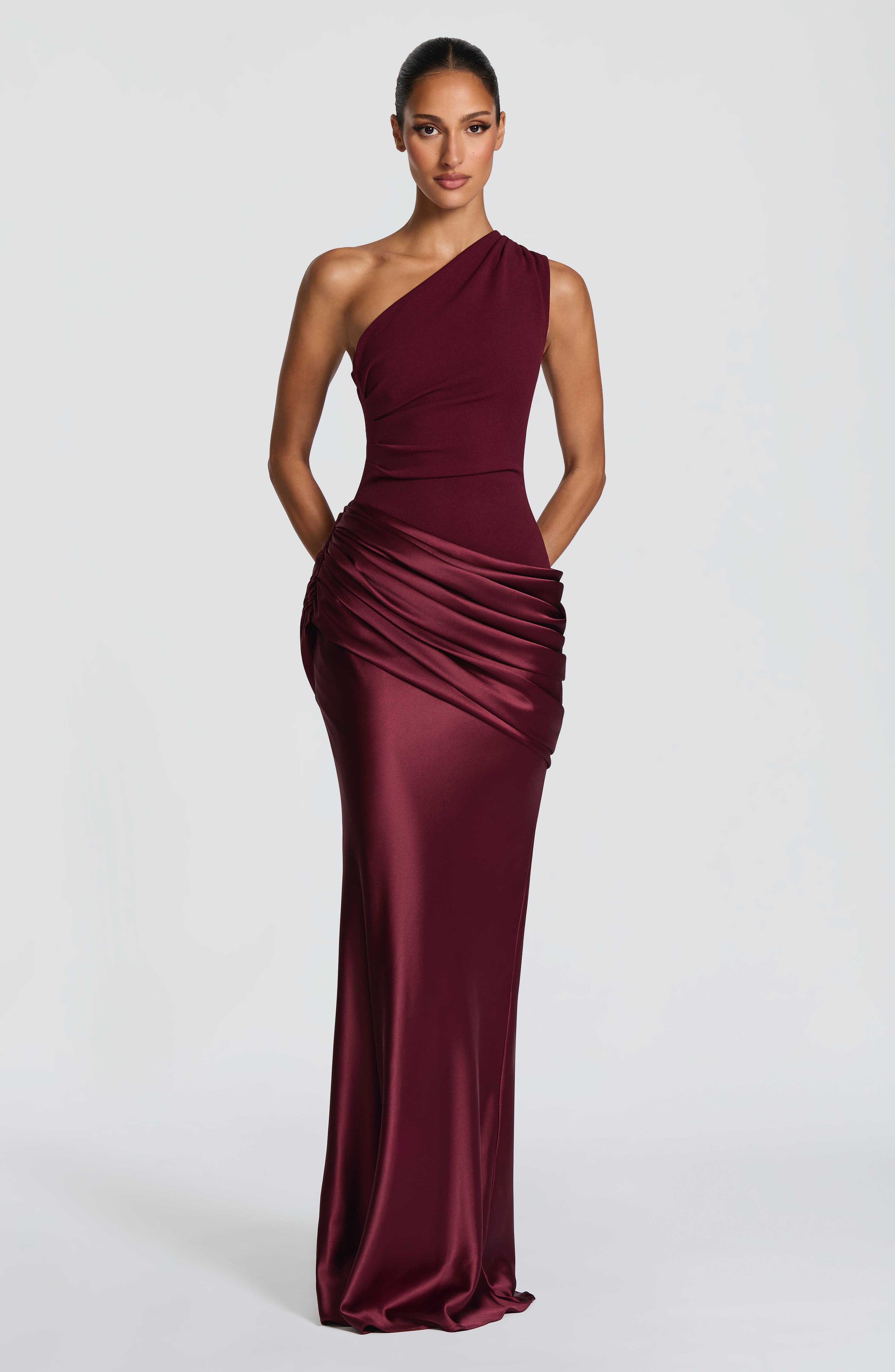 Sadona Maxi Dress – Cherry Lacquer